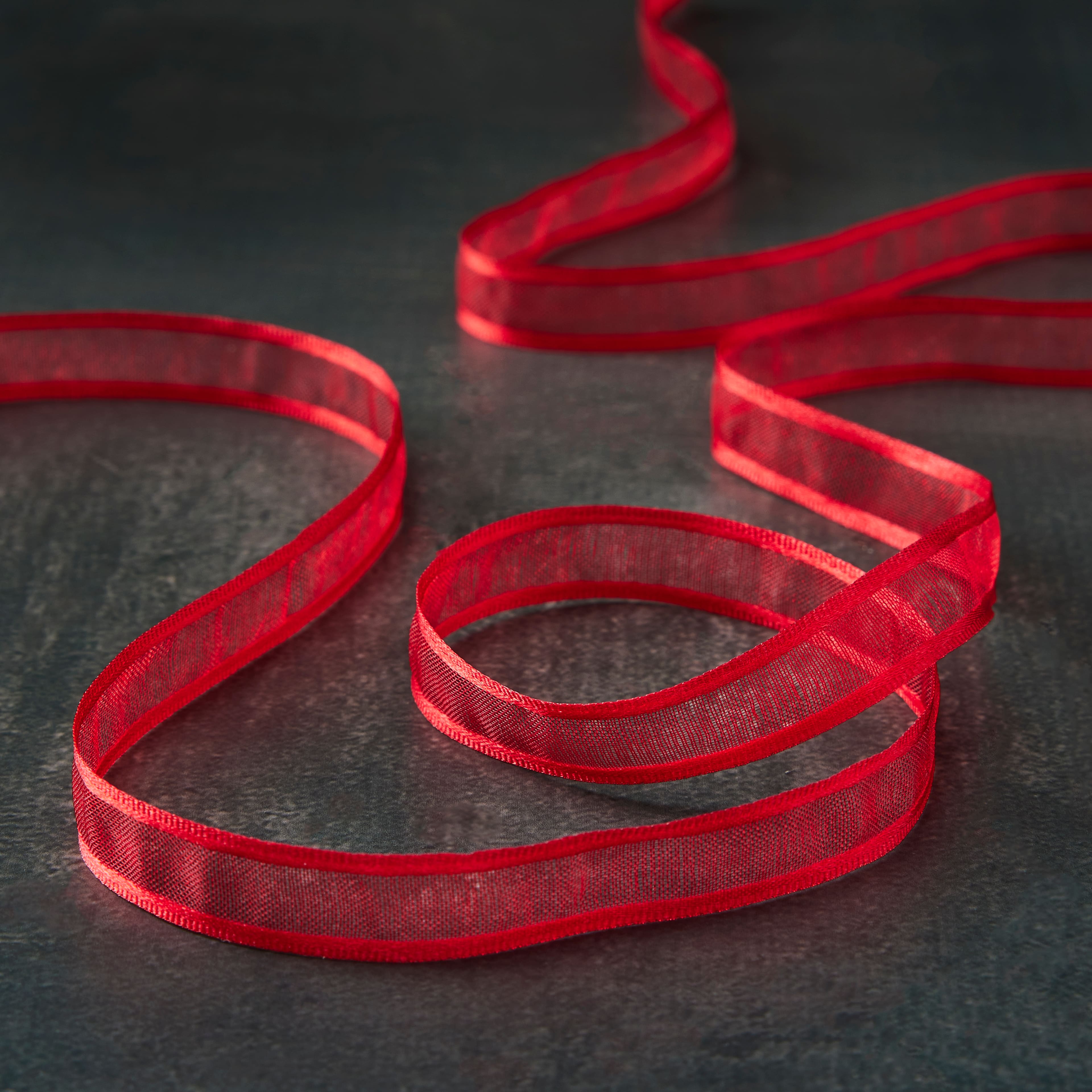 24 Pack: 3/8'' x 5yd. Sheer Satin Edge Ribbon by Celebrate It™