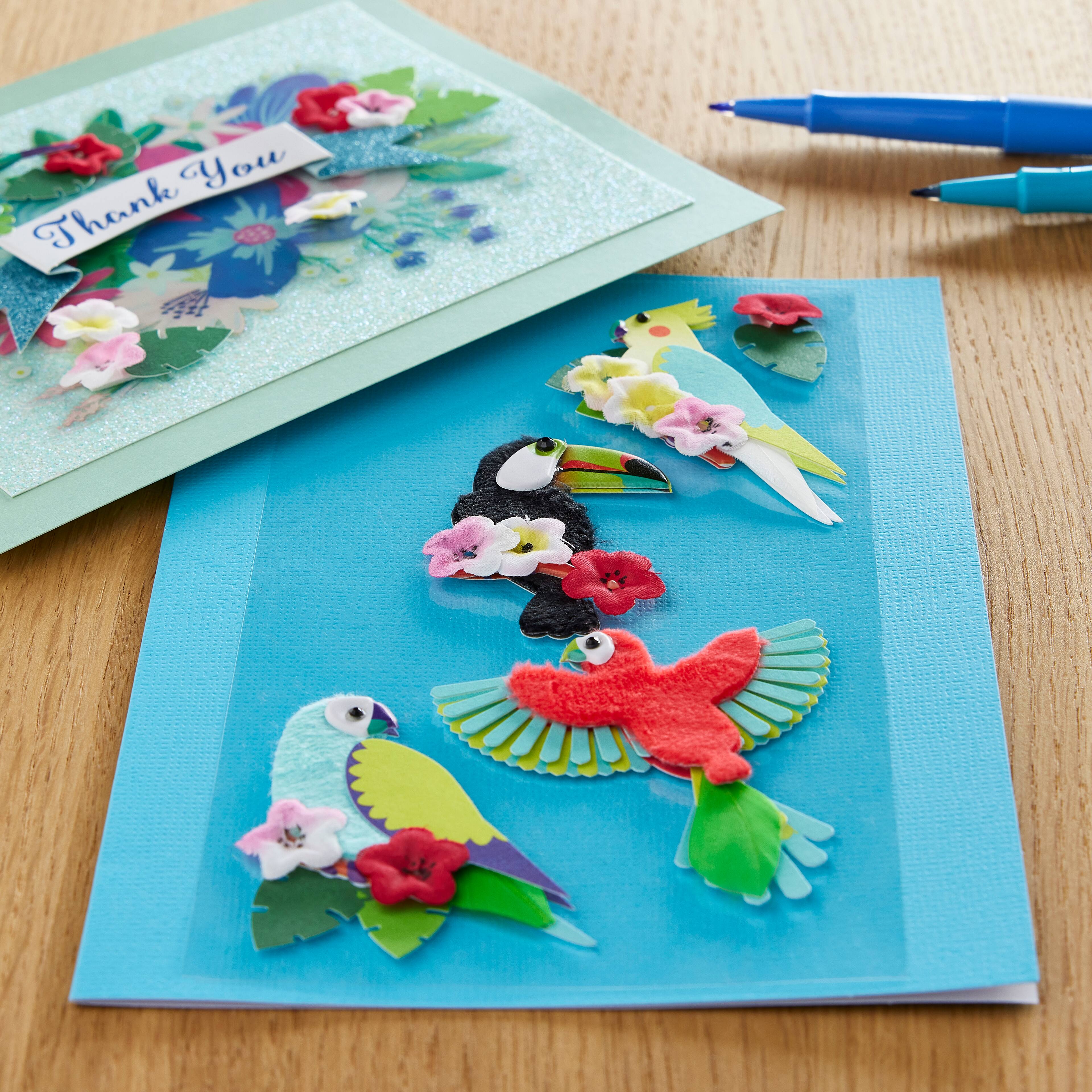 Tropical Birds Dimensional Stickers by Recollections&#x2122;
