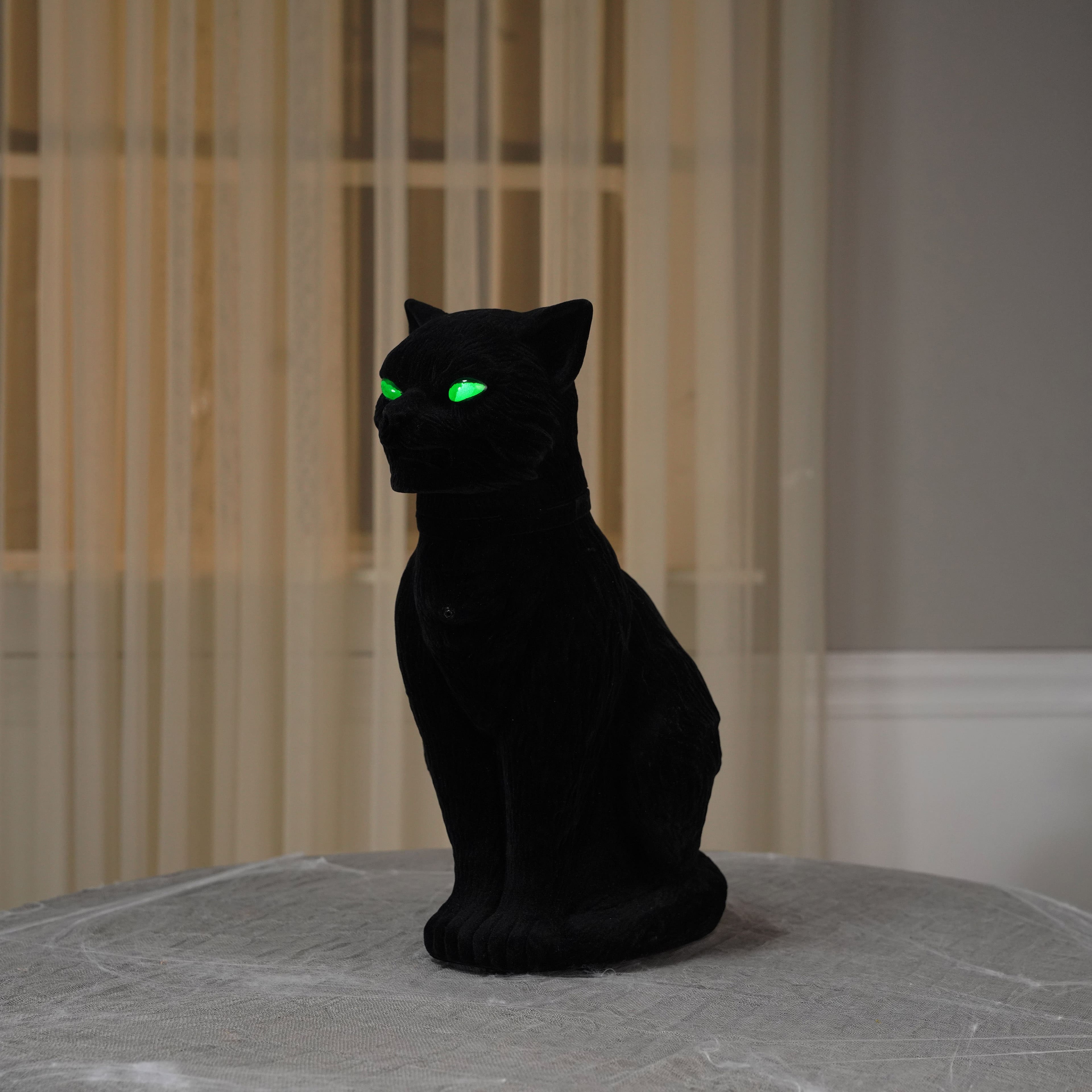16&#x22; Animated Flocked Cat by Ashland&#xAE;