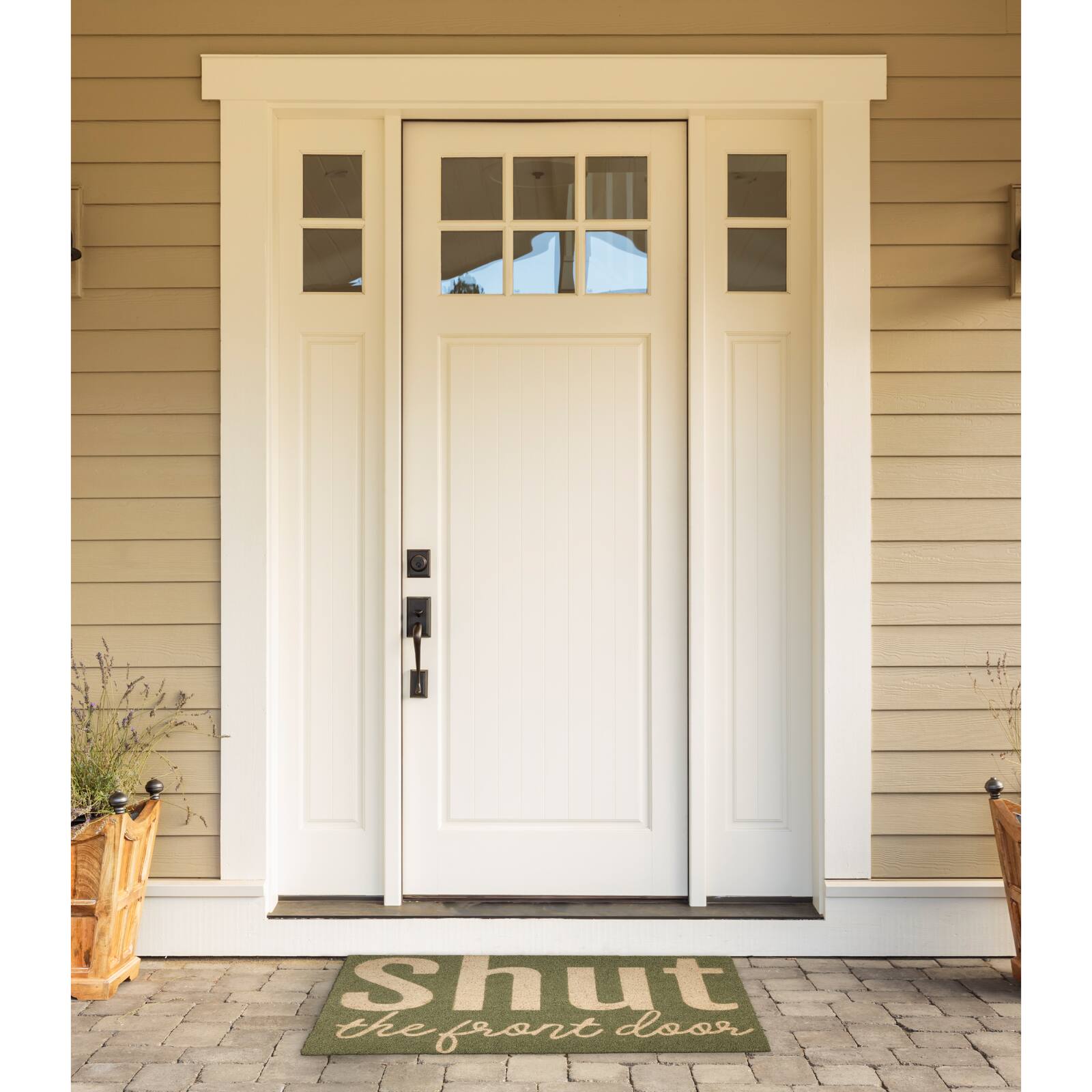 "Shut The Front Door" Doormat