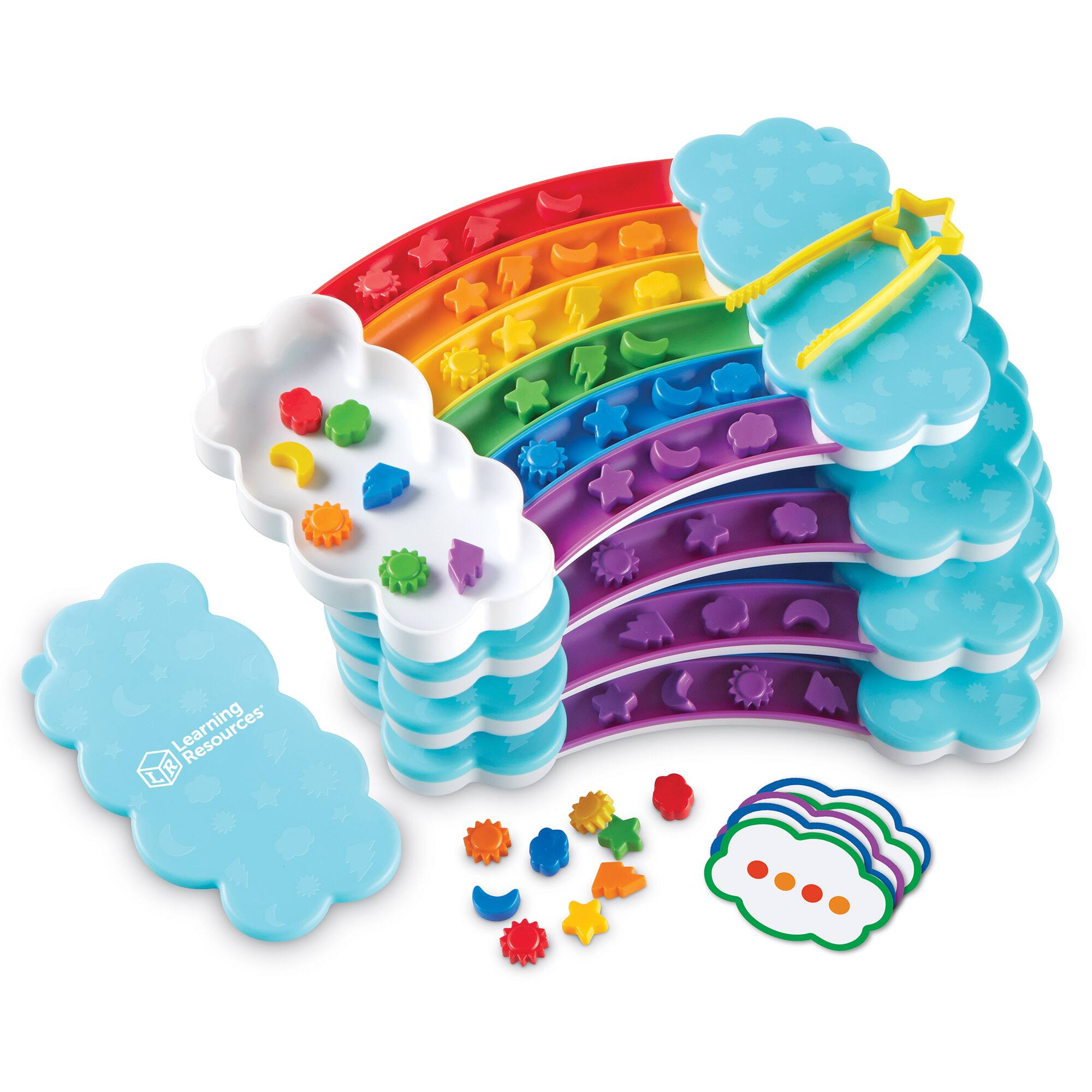 Learning Resources Rainbow Sorting Trays Classroom Edition