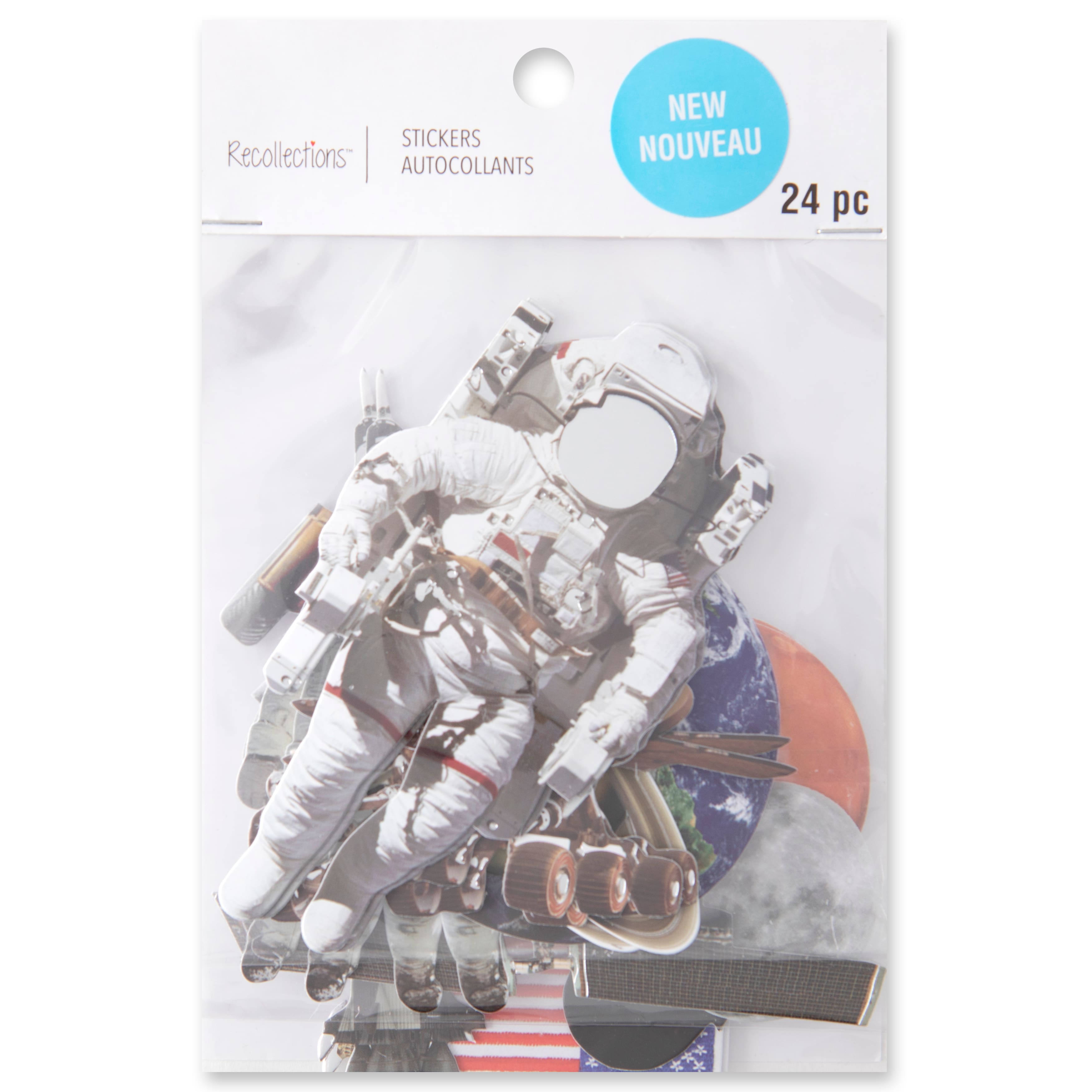 12 Pack: Astronaut Die Cut Stickers by Recollections™