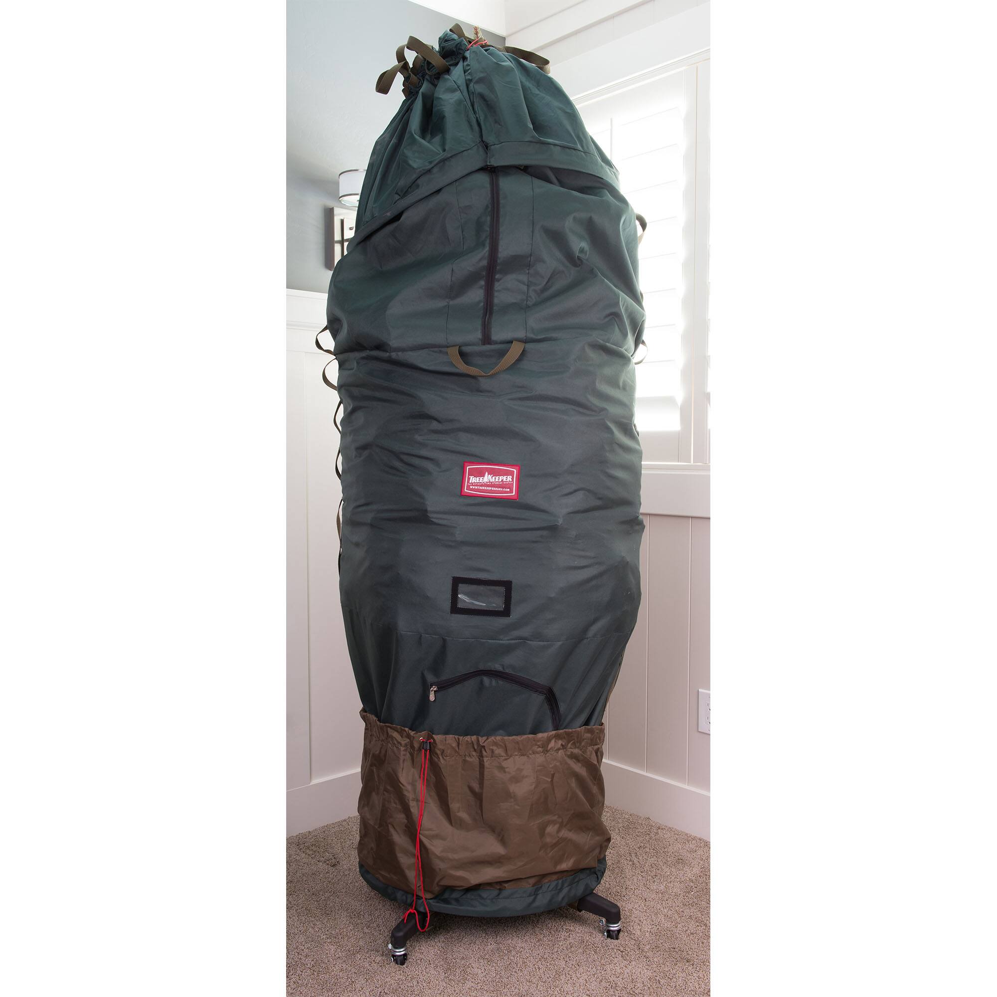 TreeKeeper Large Upright Tree Storage Bag with Wheels