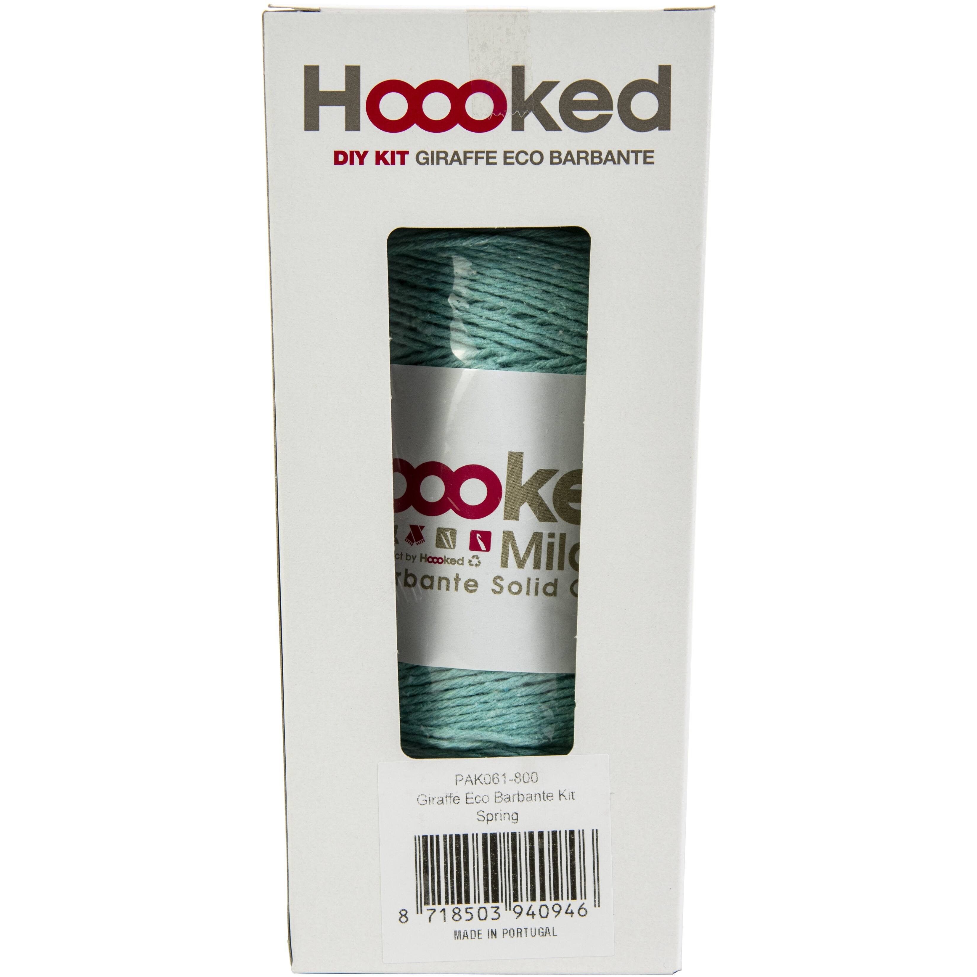 Hoooked DIY Ziggy the Green Giraffe Eco Barbante Crochet Kit