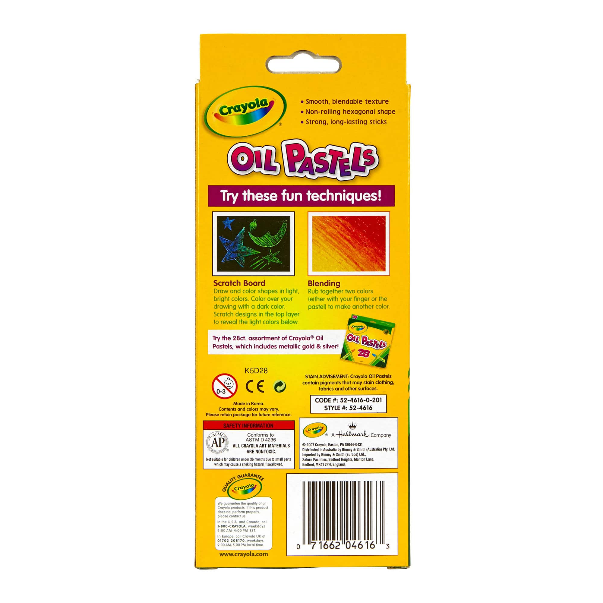 Crayola® Coloured Oil Pastels