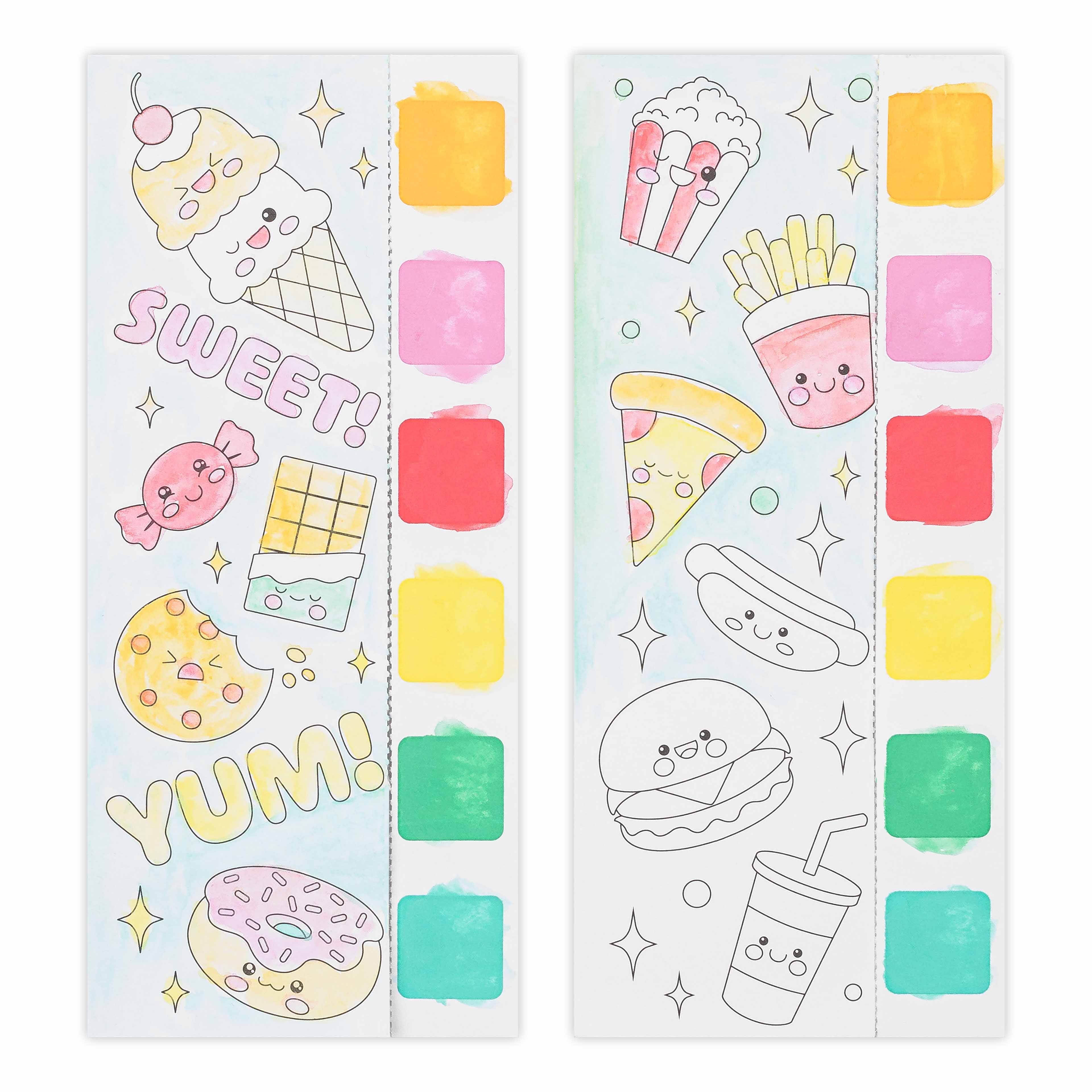Little Yellow Bicycle® Food Fun Watercolour Bookmarks Kit