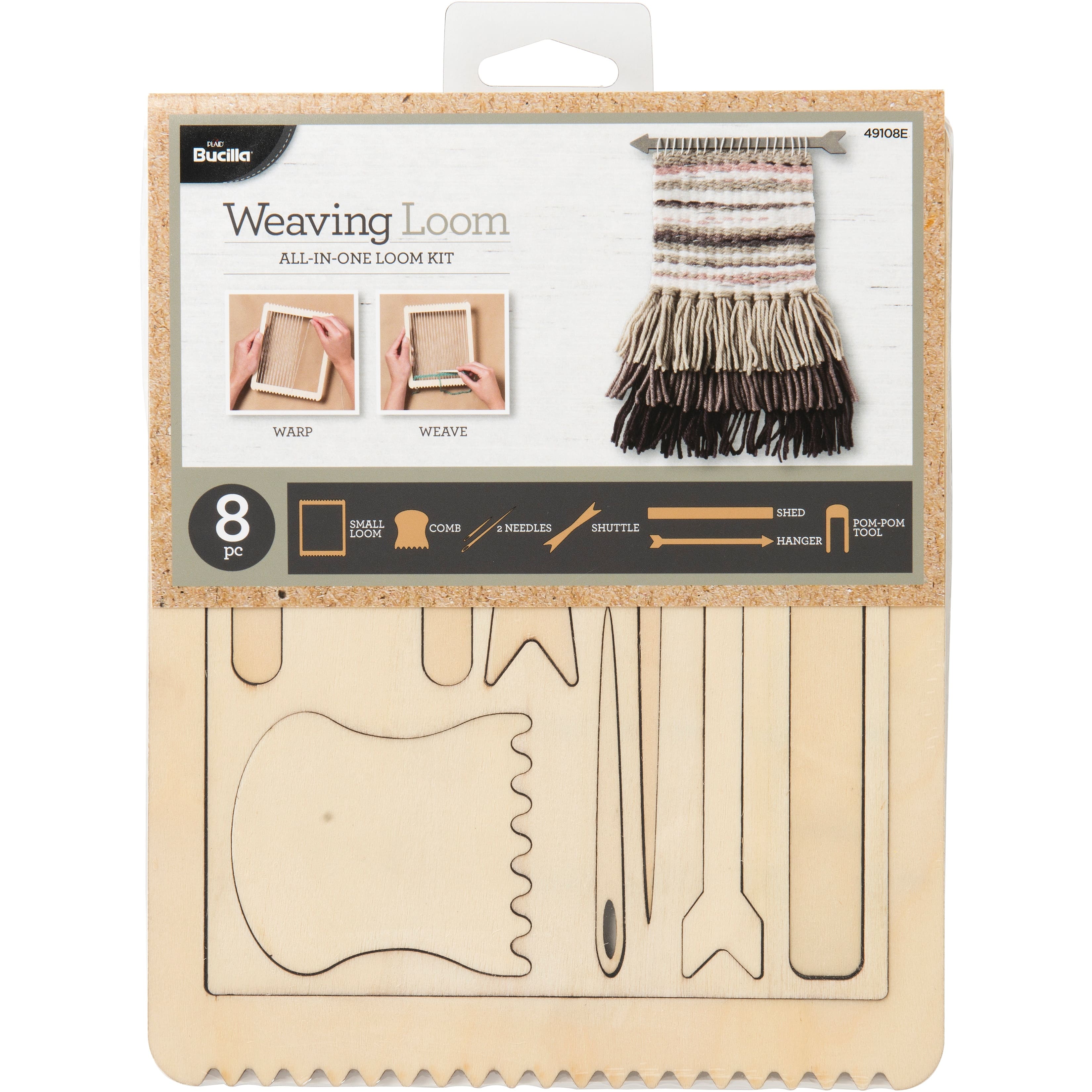 Bucilla® All-In-One Rectangle Weaving Loom Tool Kit