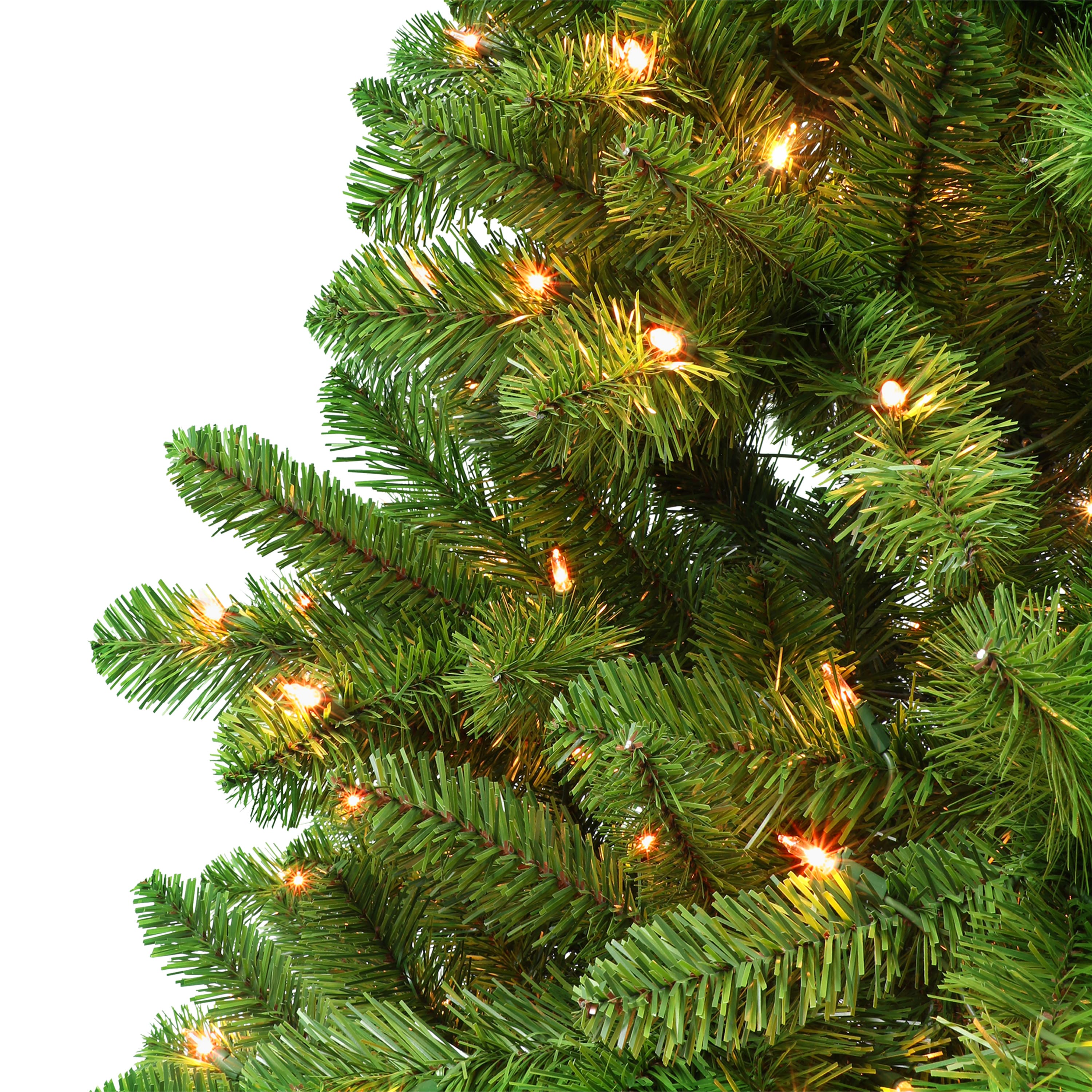 9ft. Pre-Lit Virginia Pine Artificial Christmas Tree, Clear ...