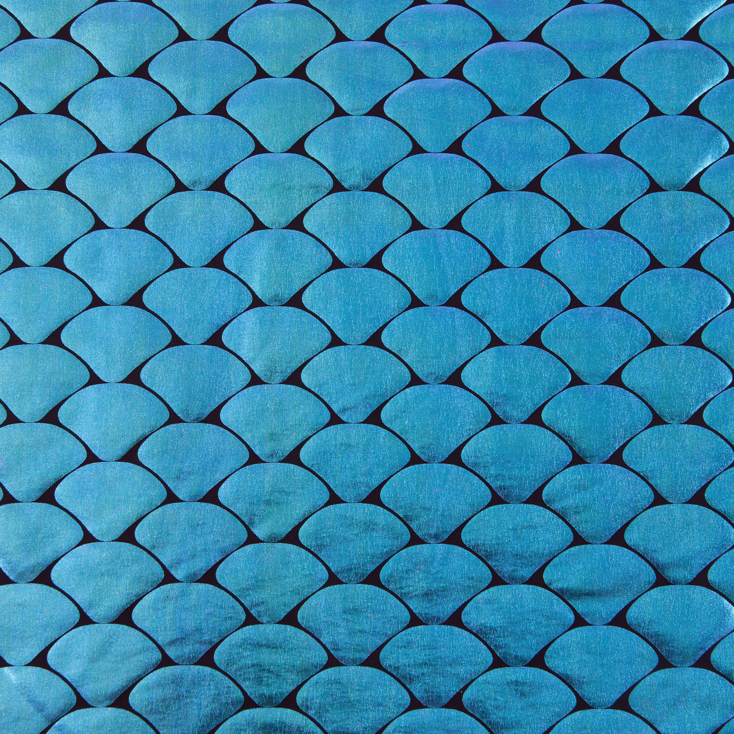 Cosplay by Yaya Han Oil Slick Mermaid Scales All Way Stretch Jersey Fabric