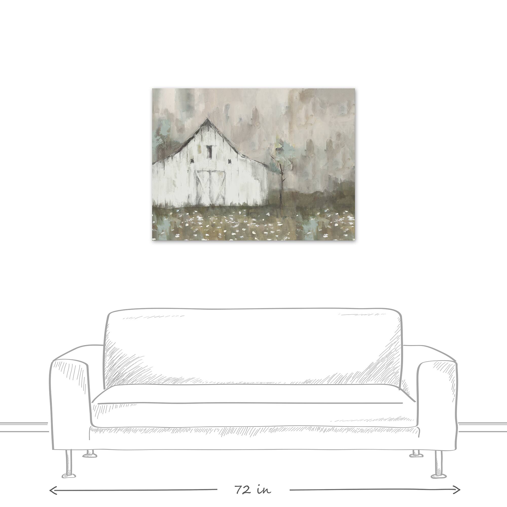 White Distressed Barn 40