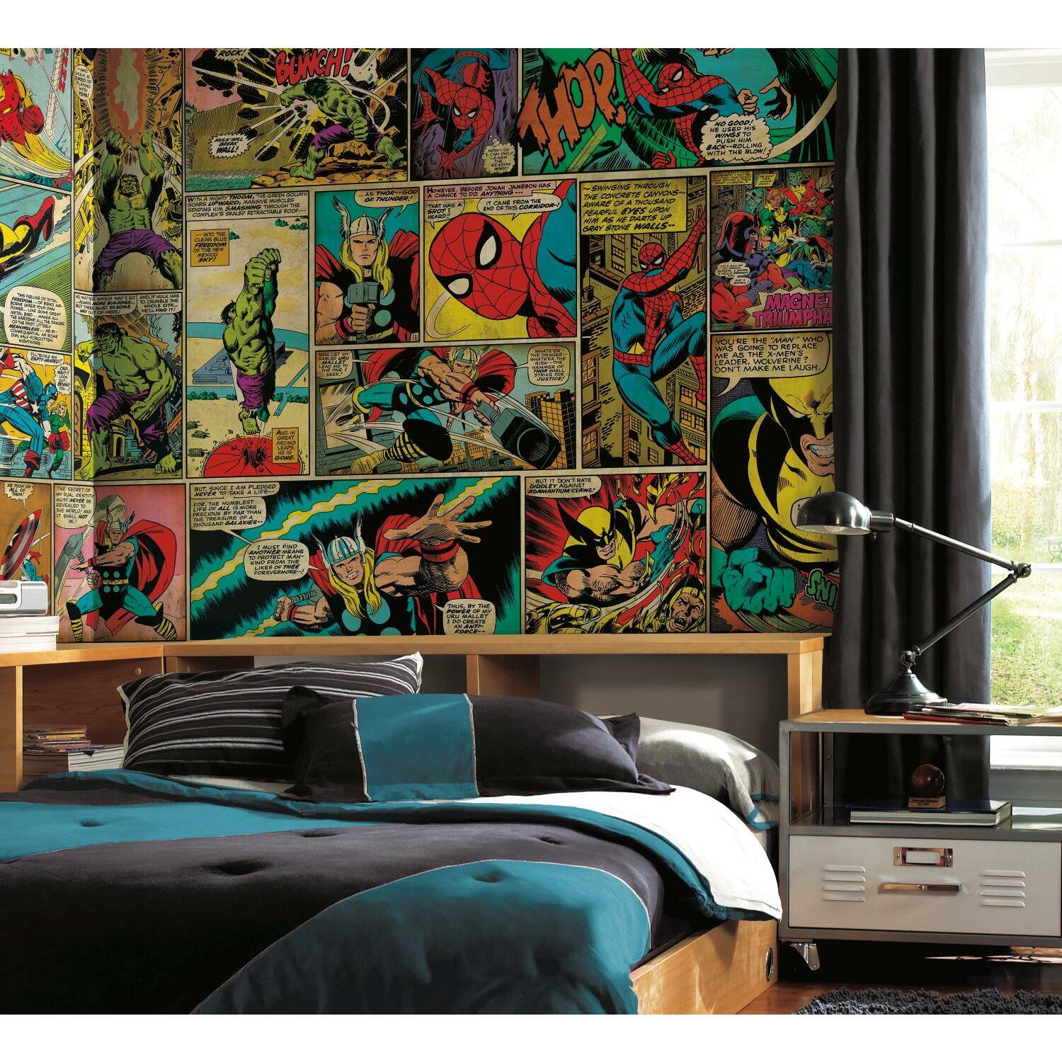RoomMates Marvel Classics Comic Panel Mural