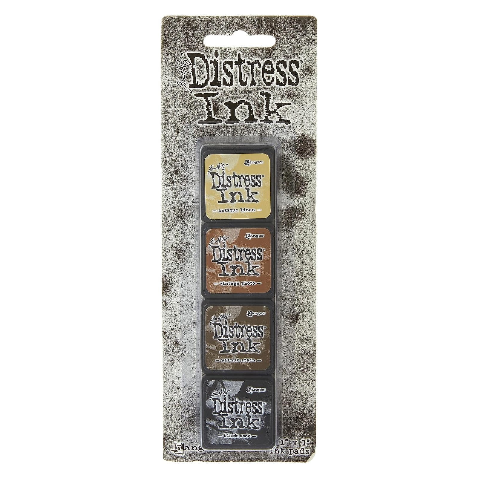 6 Packs: 4 ct. (24 total) Tim Holtz&#xAE; Mini Distress Ink Pads, Kit 3