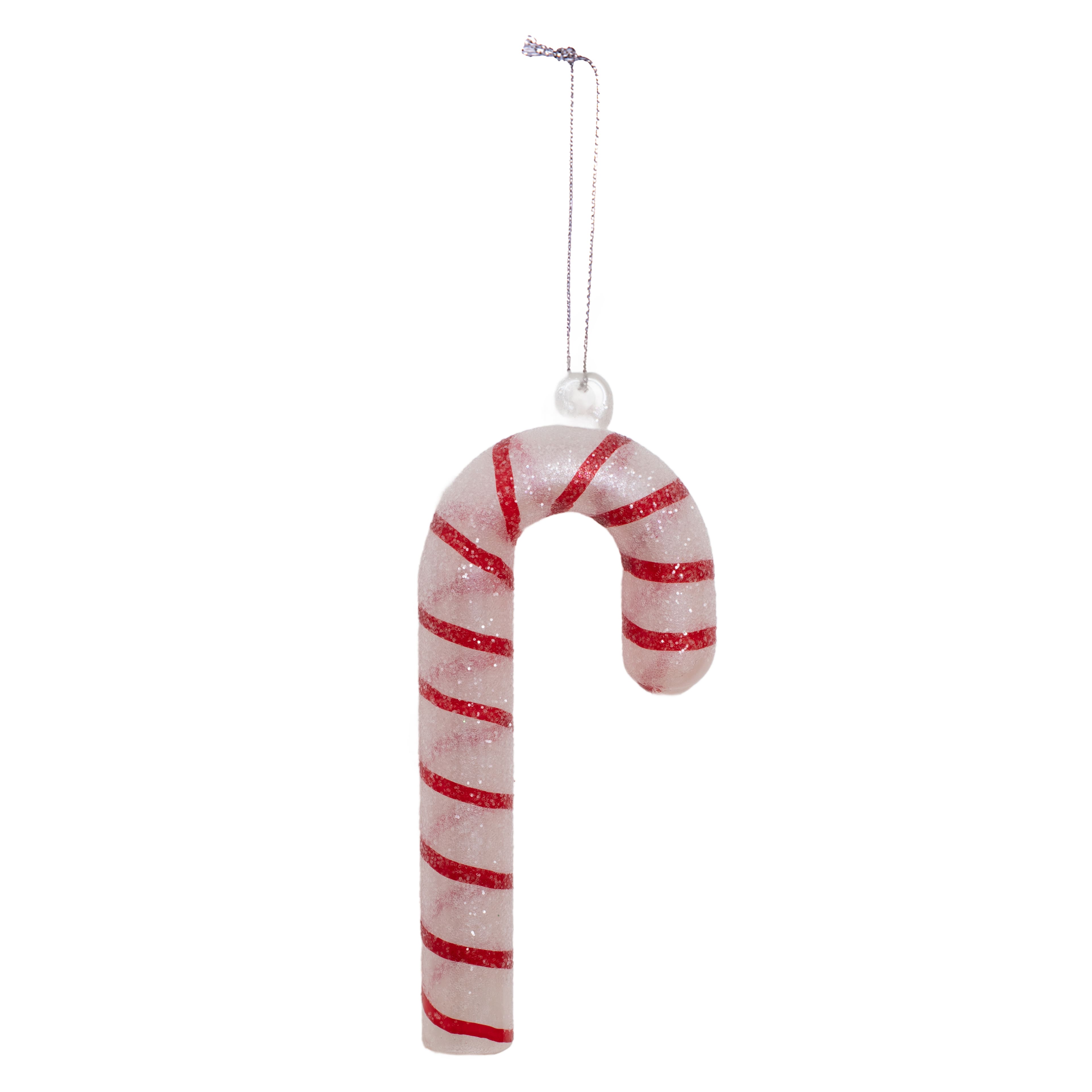 4&#x22; Candy Cane Glass Ornament by Ashland&#xAE;