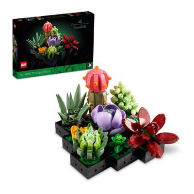 LEGO Botanicals Succulents | 5" x 6.5" x 6.5" | Michaels