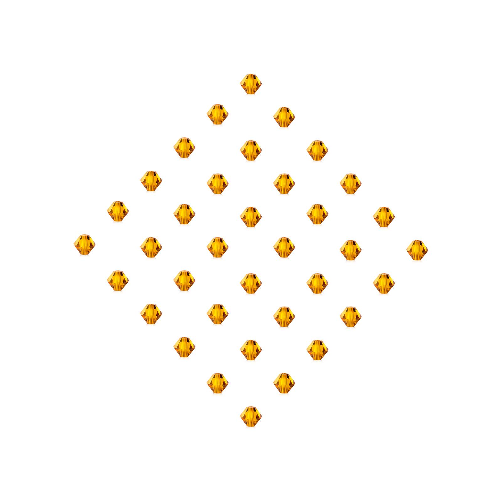 John Bead Preciosa 6mm Czech Crystal Rondelle Beads, 36ct.