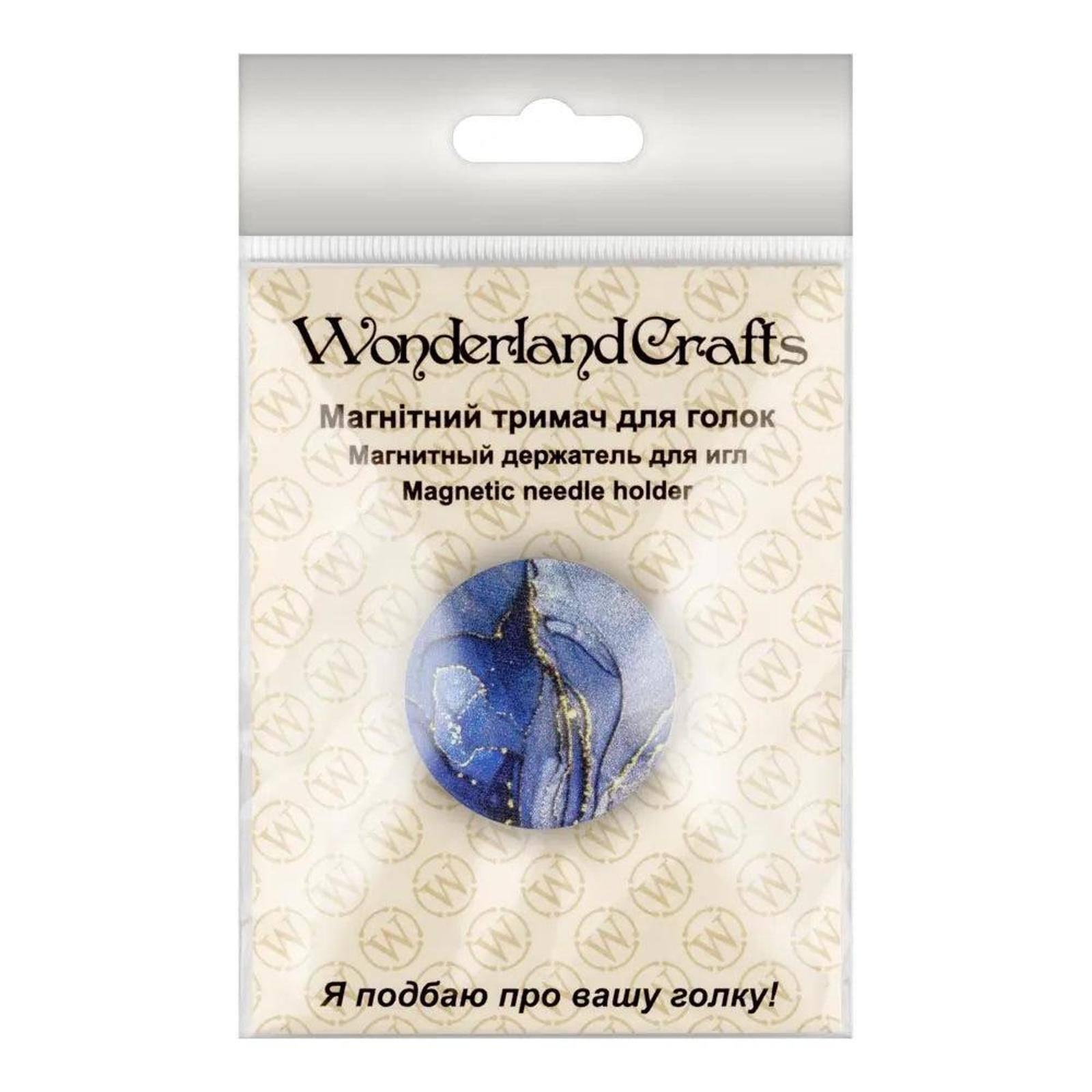 Wonderland Crafts 1.38" Wooden Magnetic Needle Holder