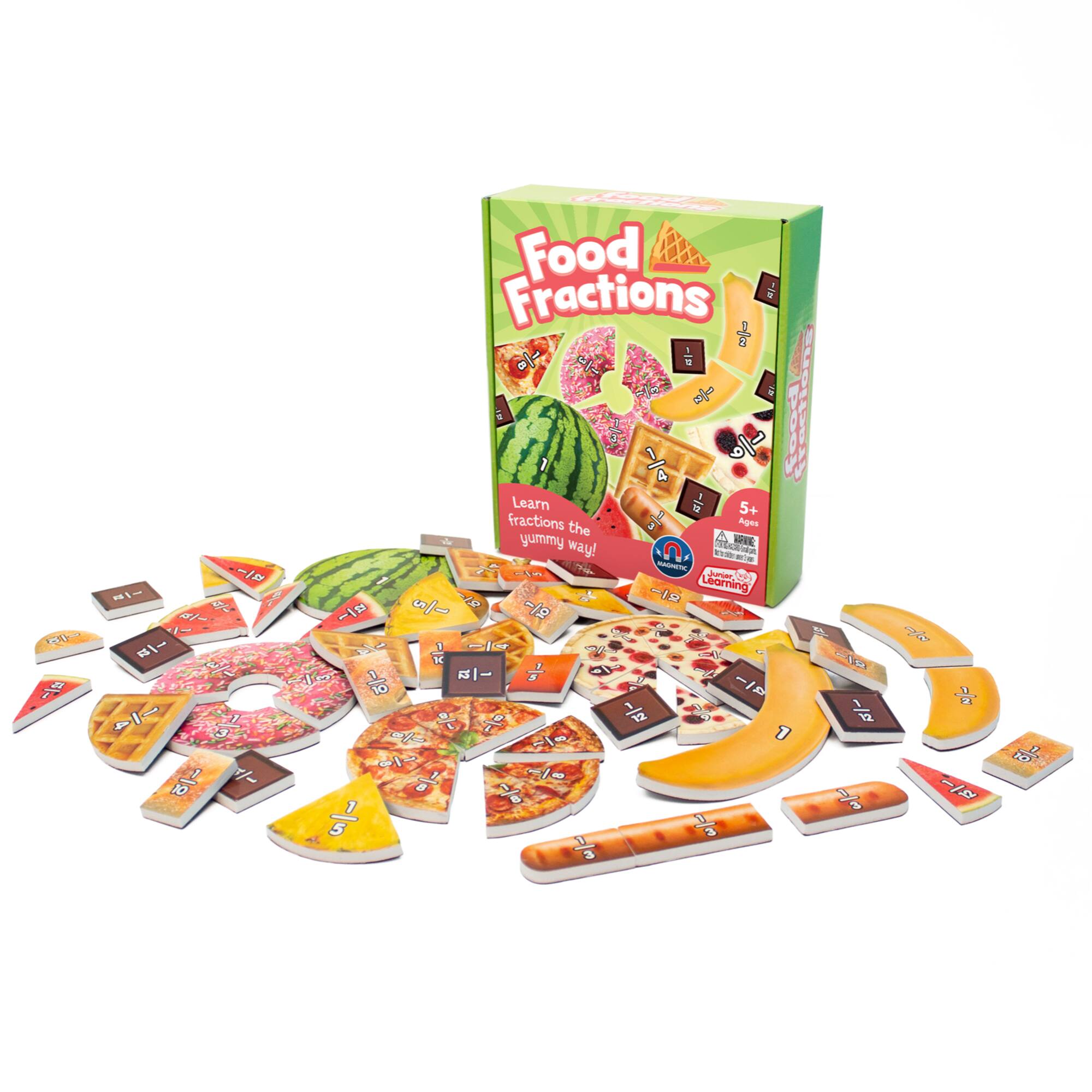 Junior Learning® Food Fractions Educational Learning Set