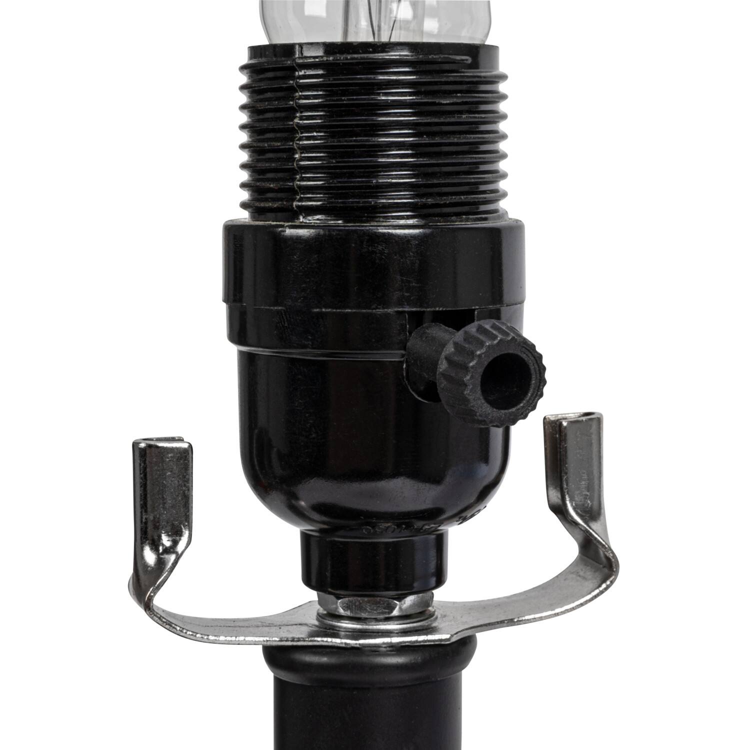 Hello Honey® 24" Abstract Sculptural Table Lamp with Drum Shade