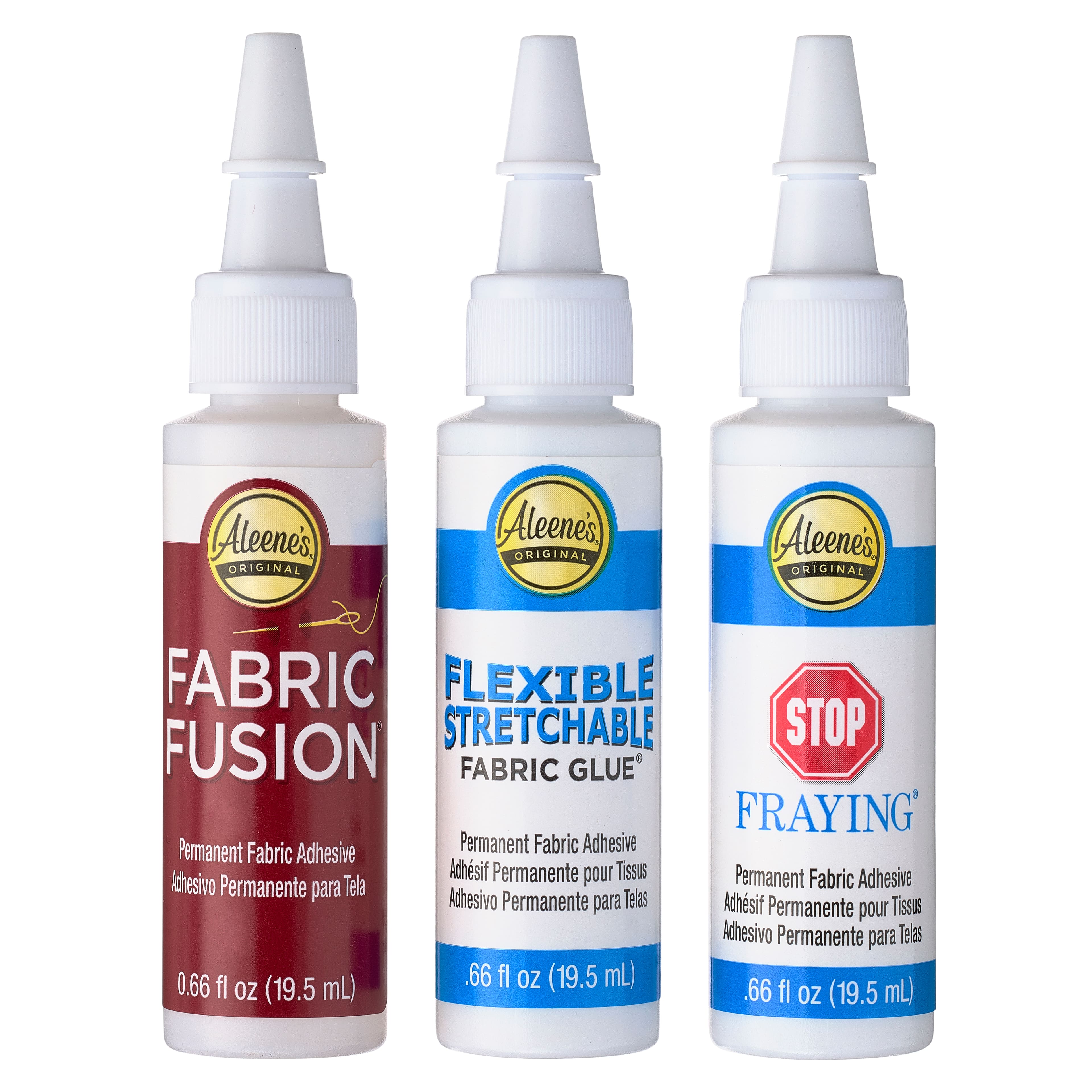 2 Pack Aleene's Flexible Stretchable Fabric Glue. 4 Ounce Bottle