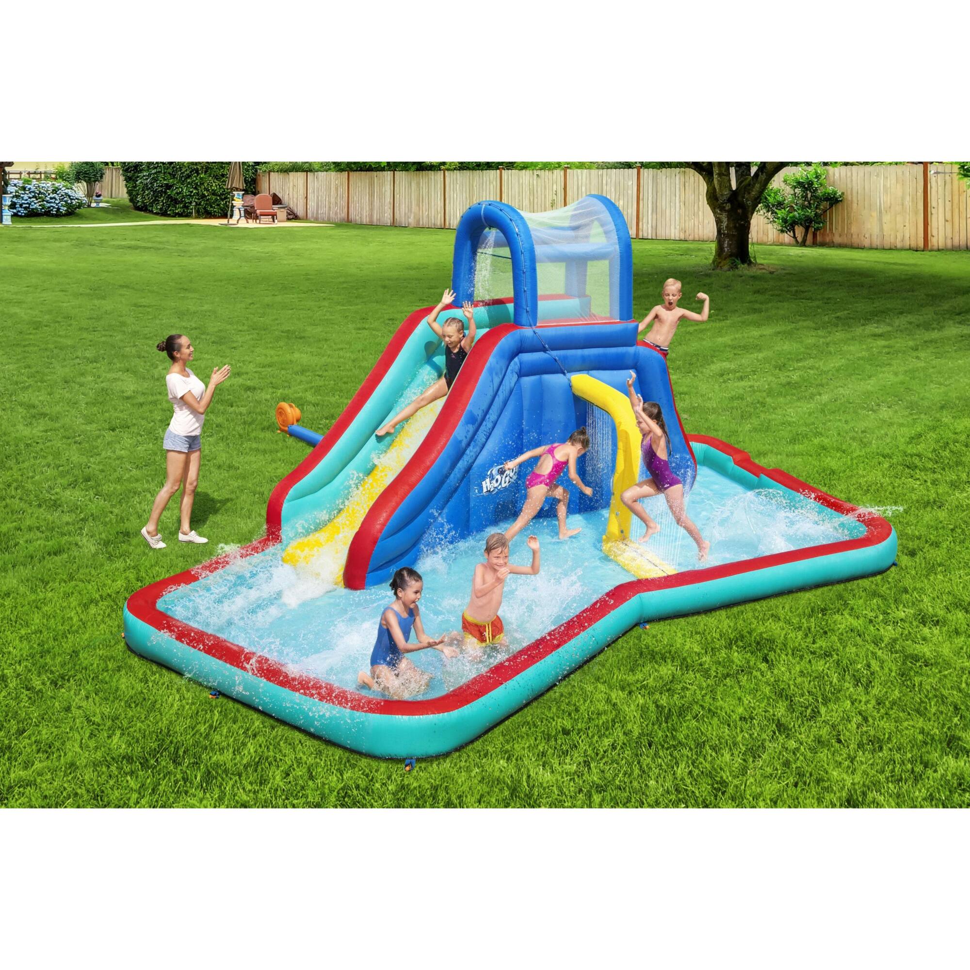 Bestway&#xAE; H2OGO!&#xAE; Waterfall Waves Mega Kids Inflatable Water Park