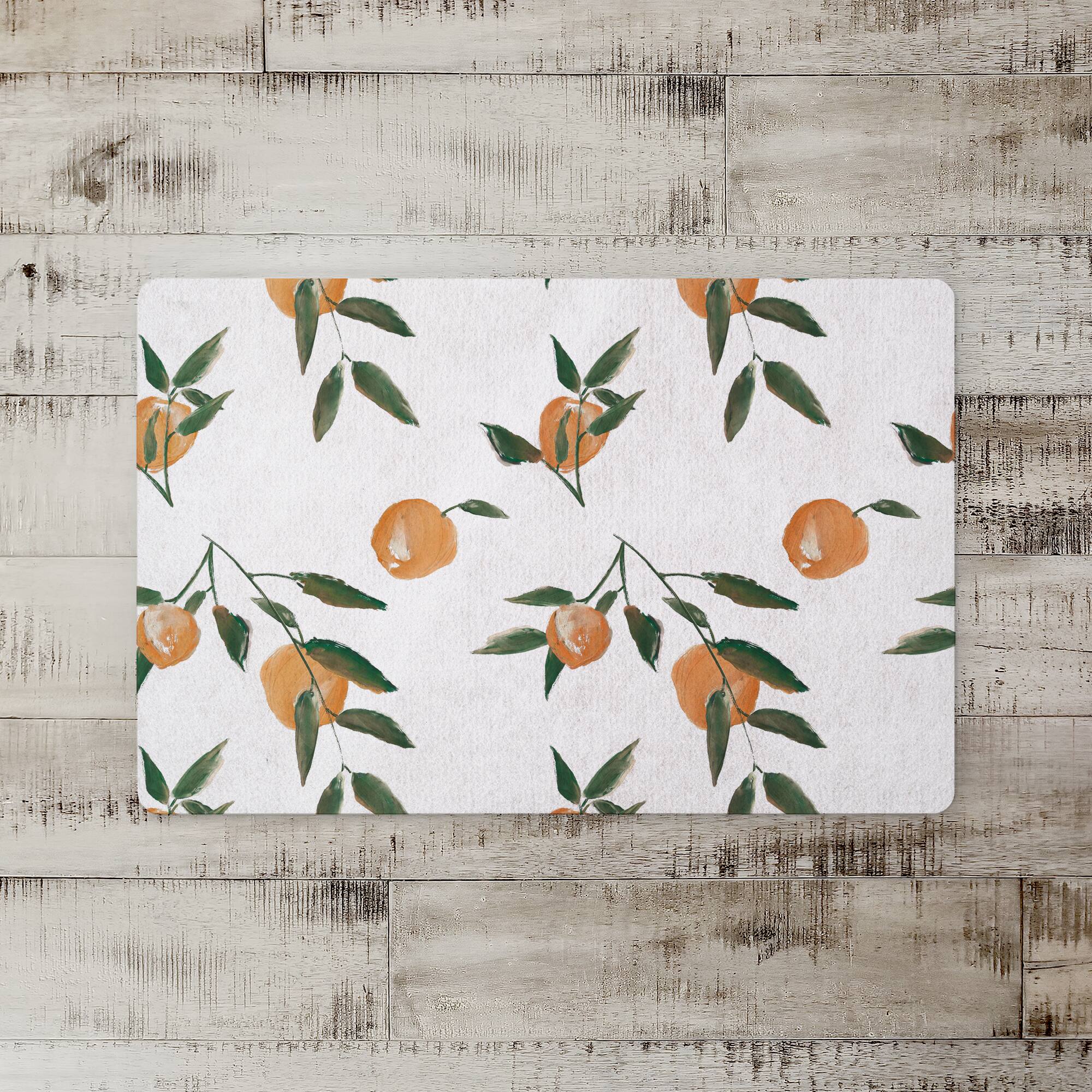 Peachy Pattern 27" x 18" Floor Mat