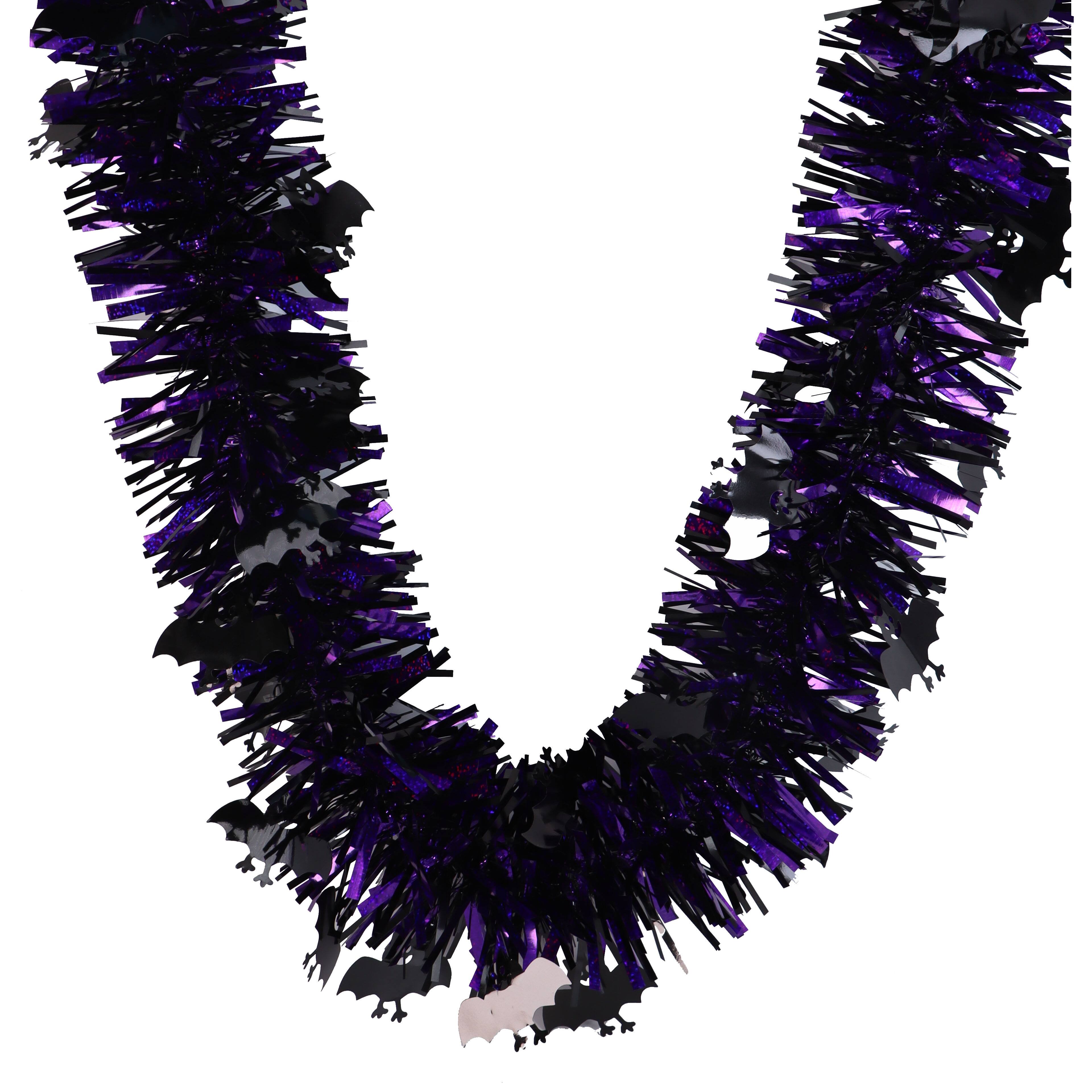 6ft. Tinsel with Bat Garland by Ashland® Michaels
