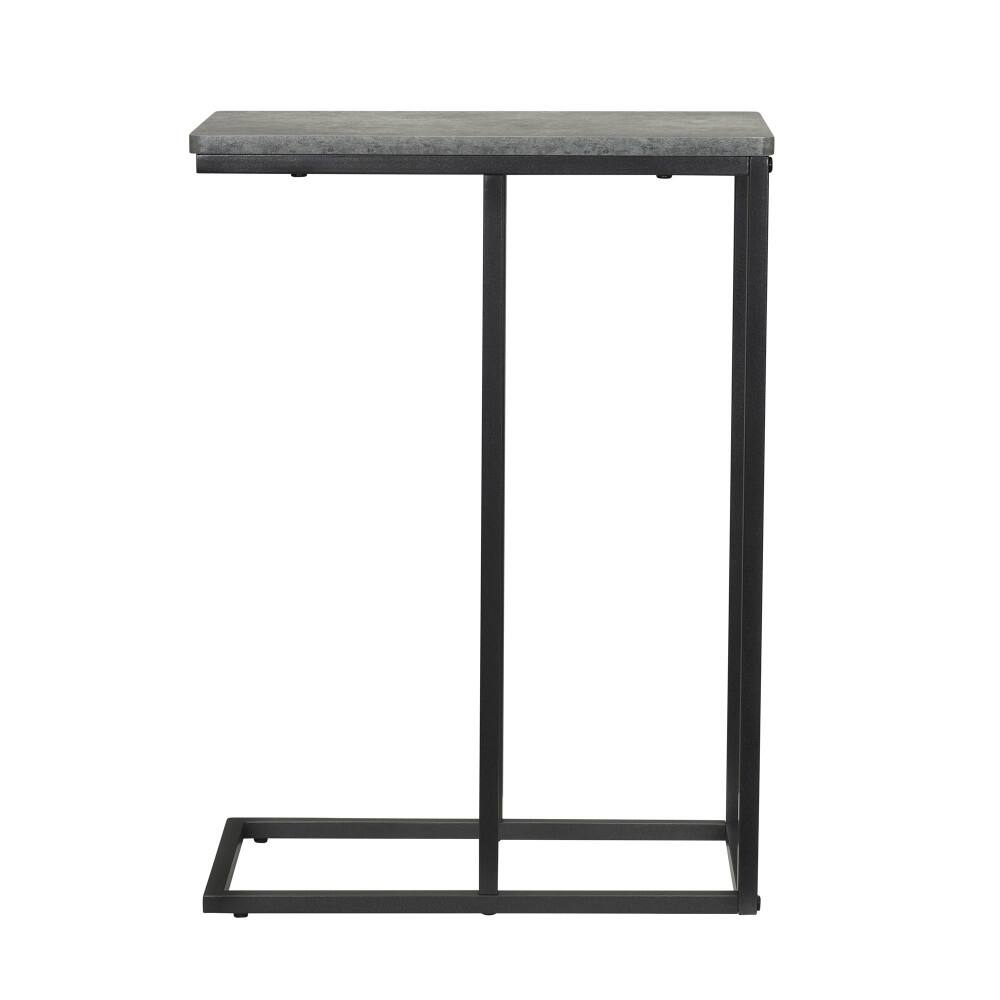 Household Essentials 25" Jamestown C-Shaped End Table