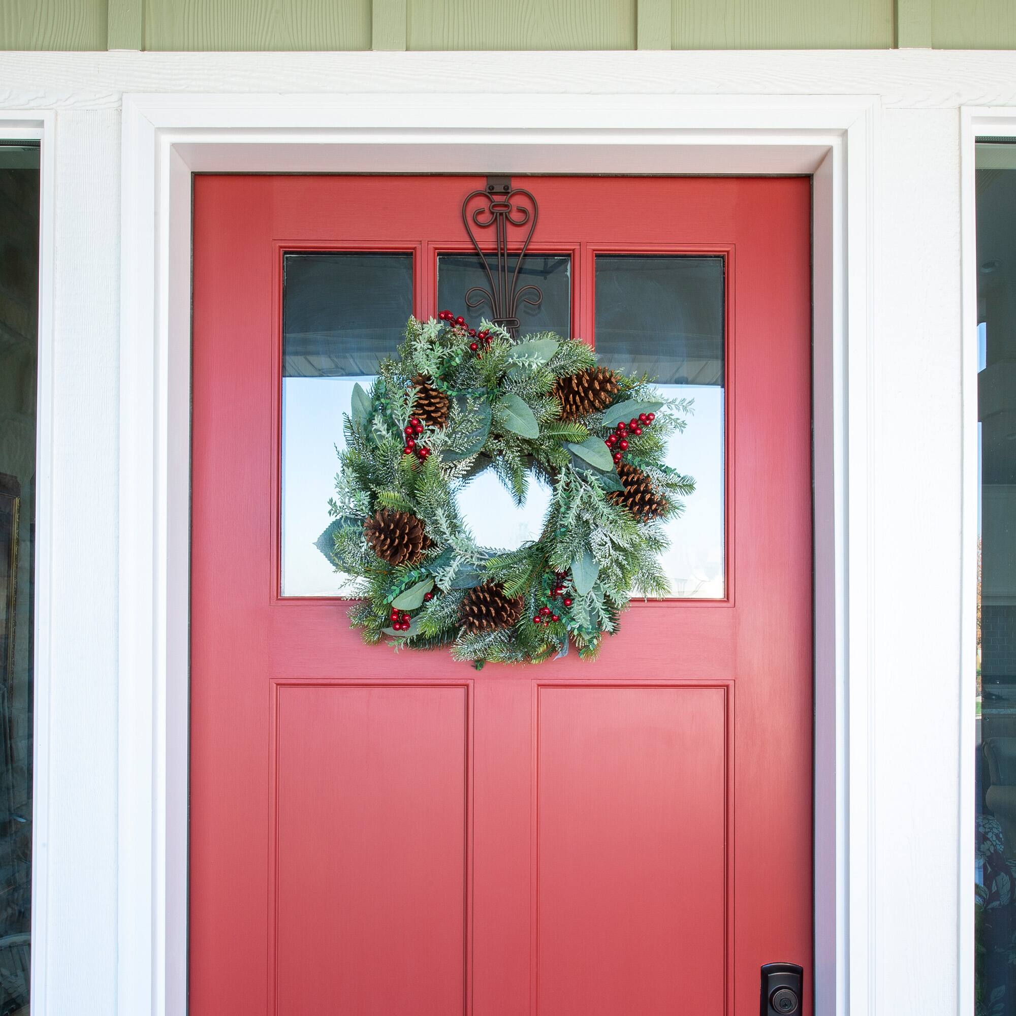 Village Lighting 24" Winter Frost Wreath