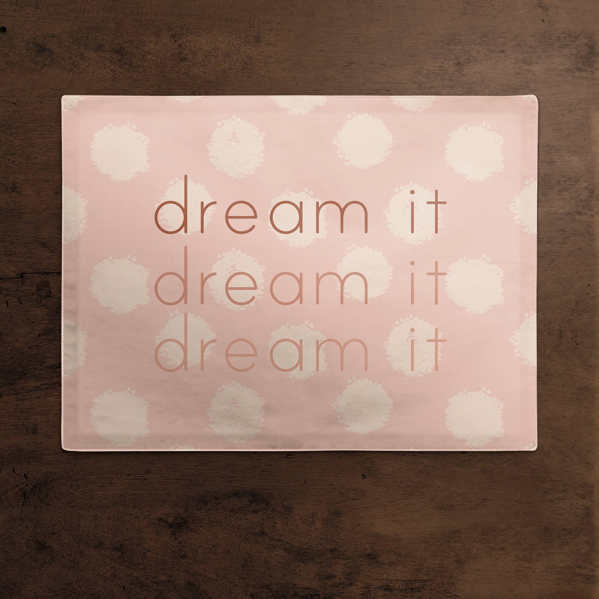 Dream it Polka Dots Cotton Twill Placemat