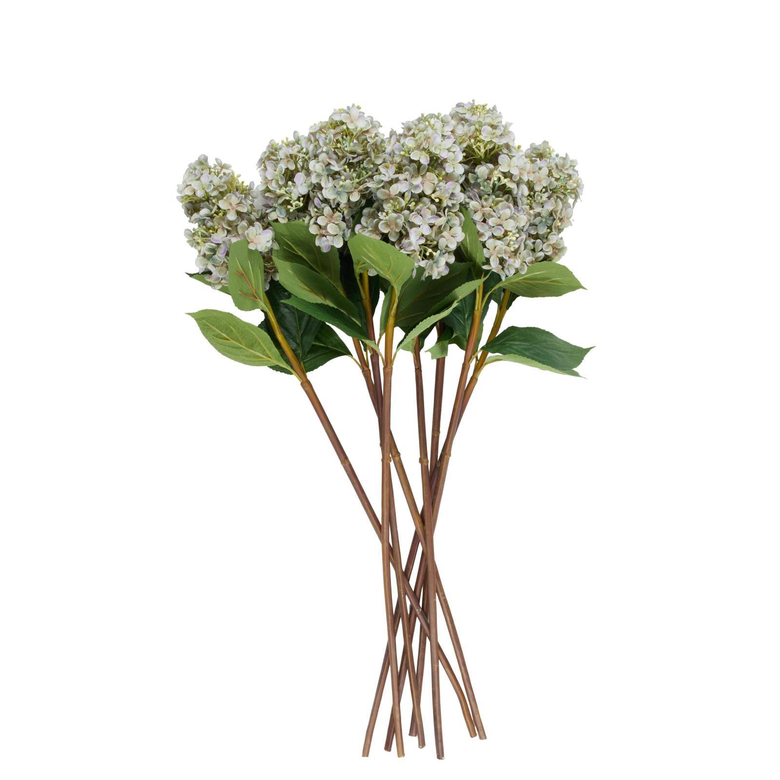 34&#x22; Blue Hydrangea Artificial Flower Stem, 8ct.