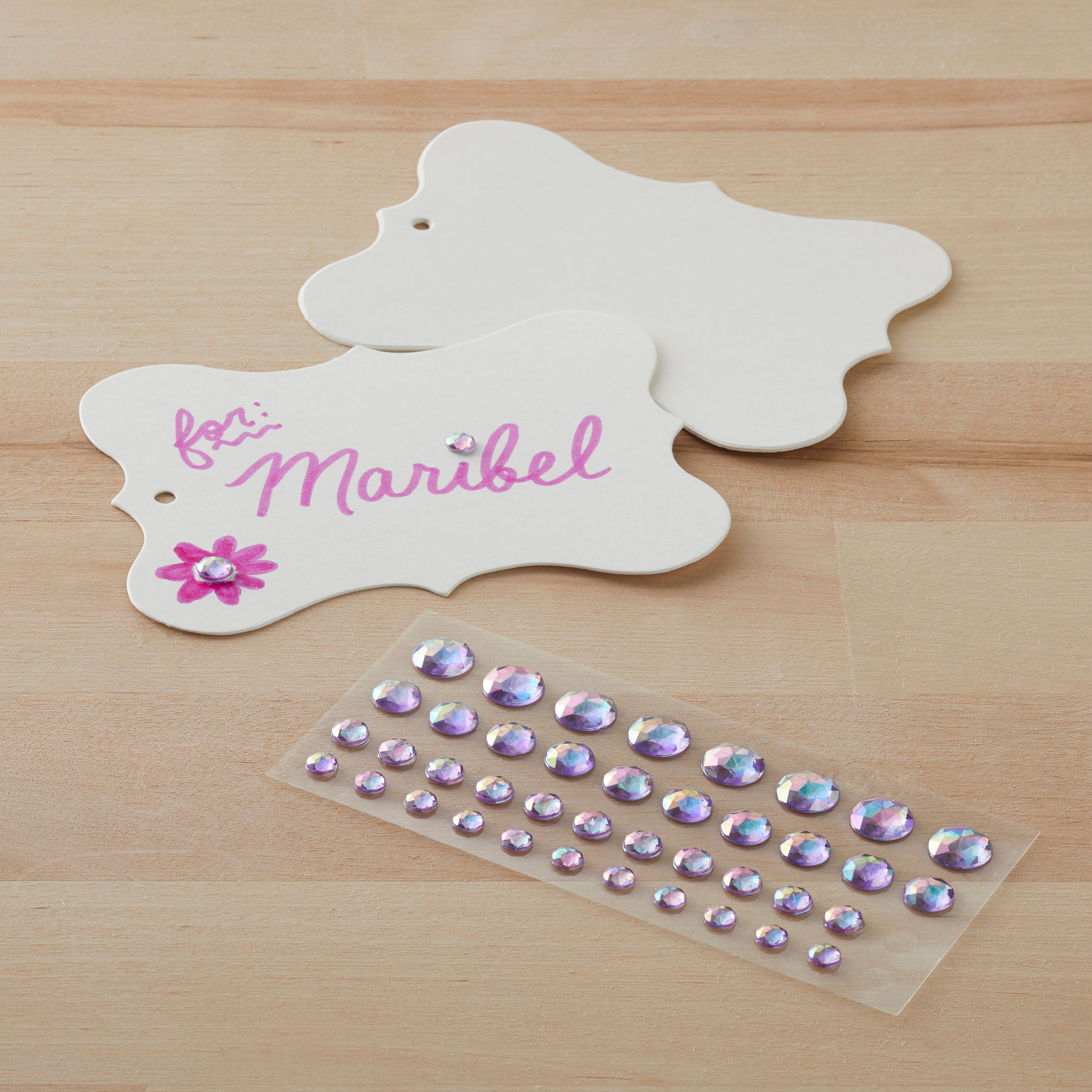 12 Pack: Adhesive Backed Rhinestone Assortment by Recollections in Light Purple | Michaels