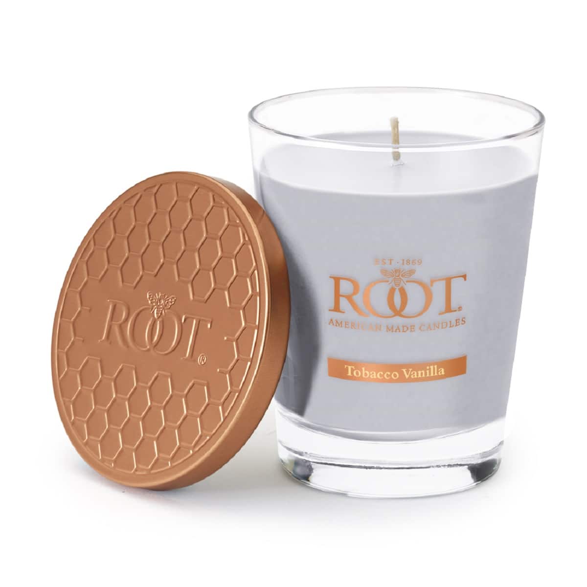 Root Candles 10.5oz. Large Scented Honeycomb Veriglass Jar Candle
