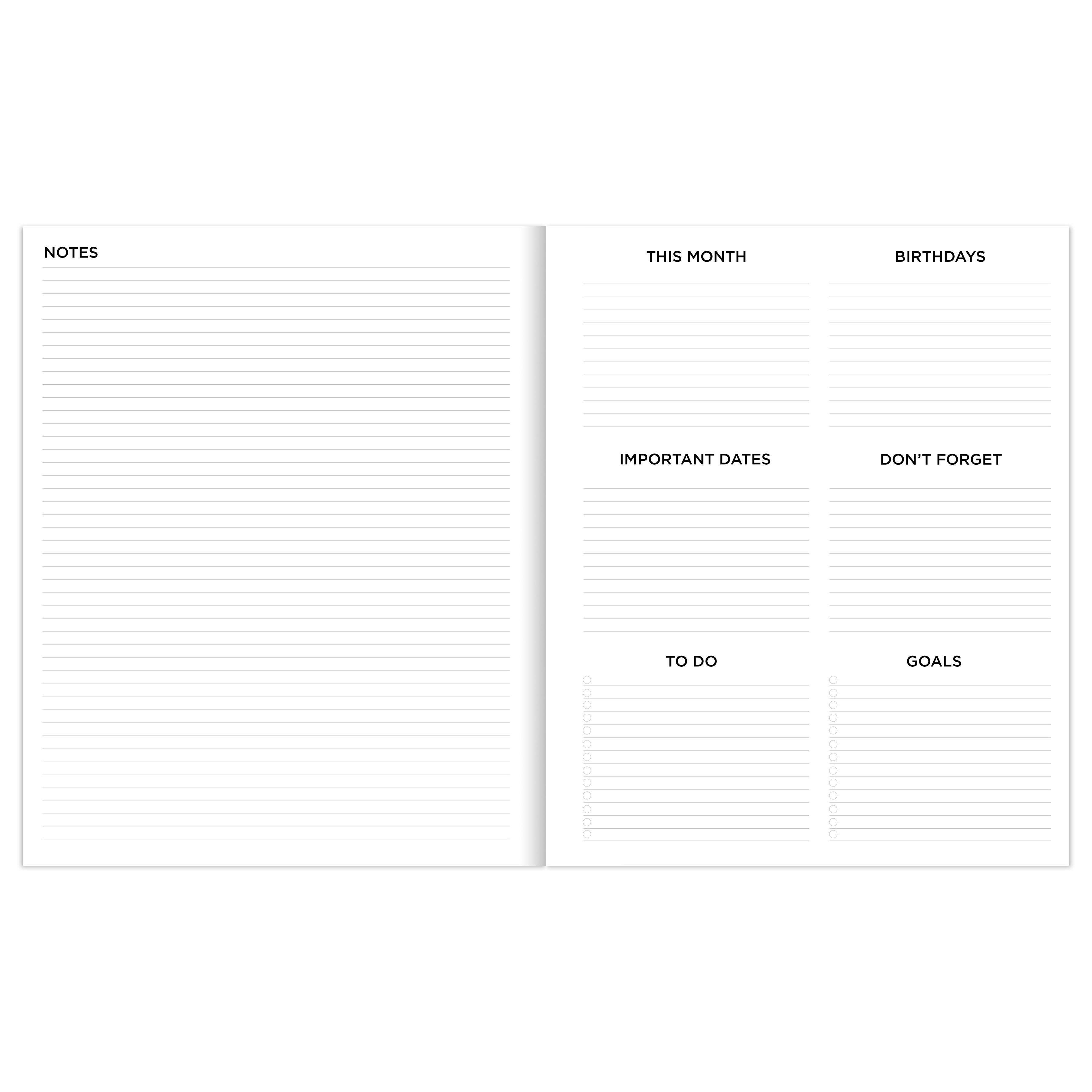 TF Publishing 2023-2024 Concentric Large Monthly Planner