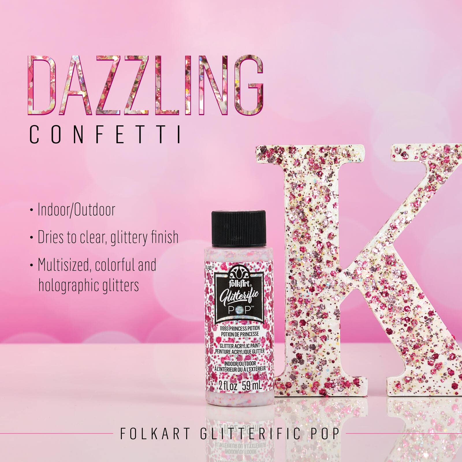 FolkArt&#xAE; Best Pink Metallic Acrylic Color Set