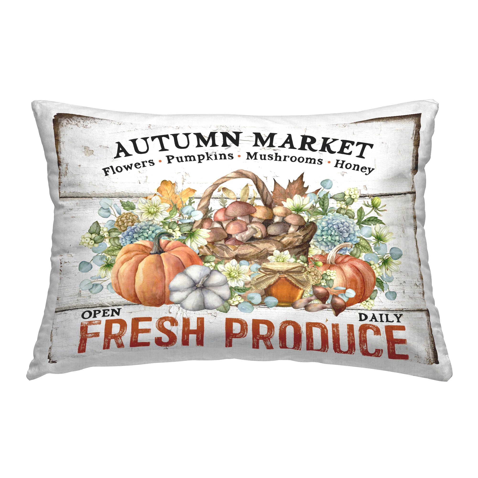 Stupell Industries Fresh Fall Produce Decorative Printed Throw Pillow