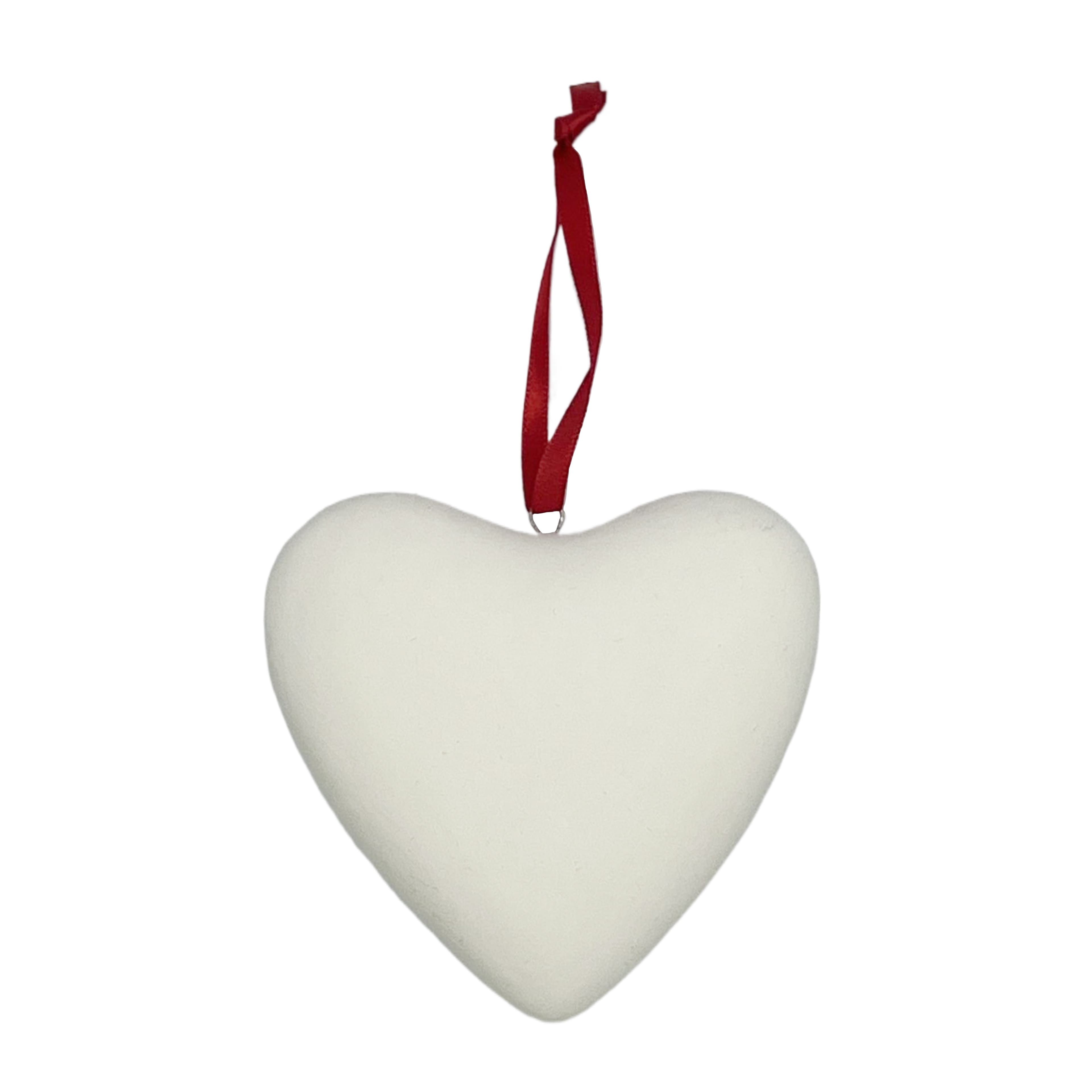 4&#x22; DIY Ceramic Heart Ornament by Make Market&#xAE;