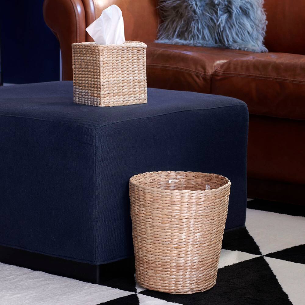 Household Essentials Wicker Bathroom Accessories Set