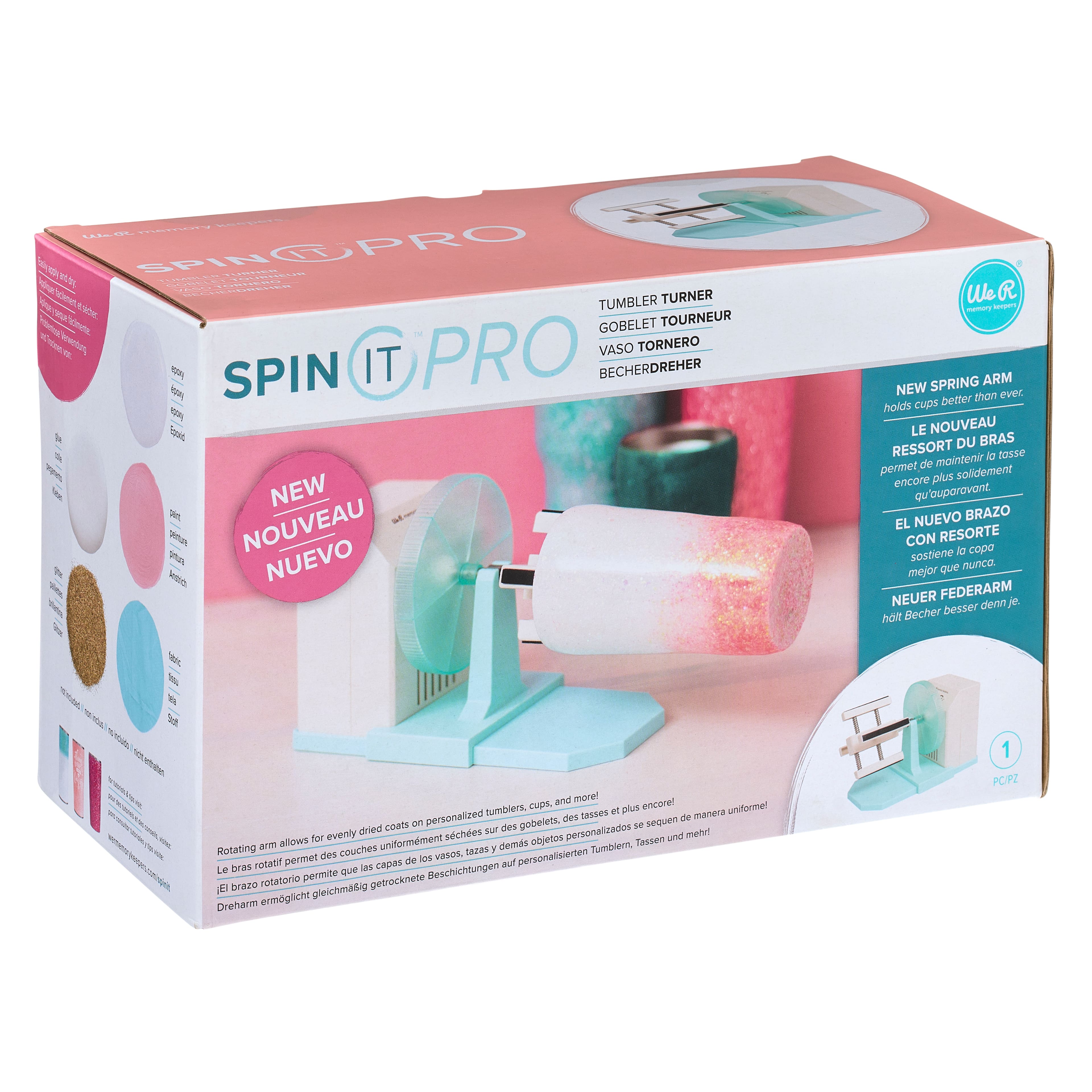 6 Pack: We R Memory Keepers&#xAE; Spin It&#x2122; Pro Tumbler Turner