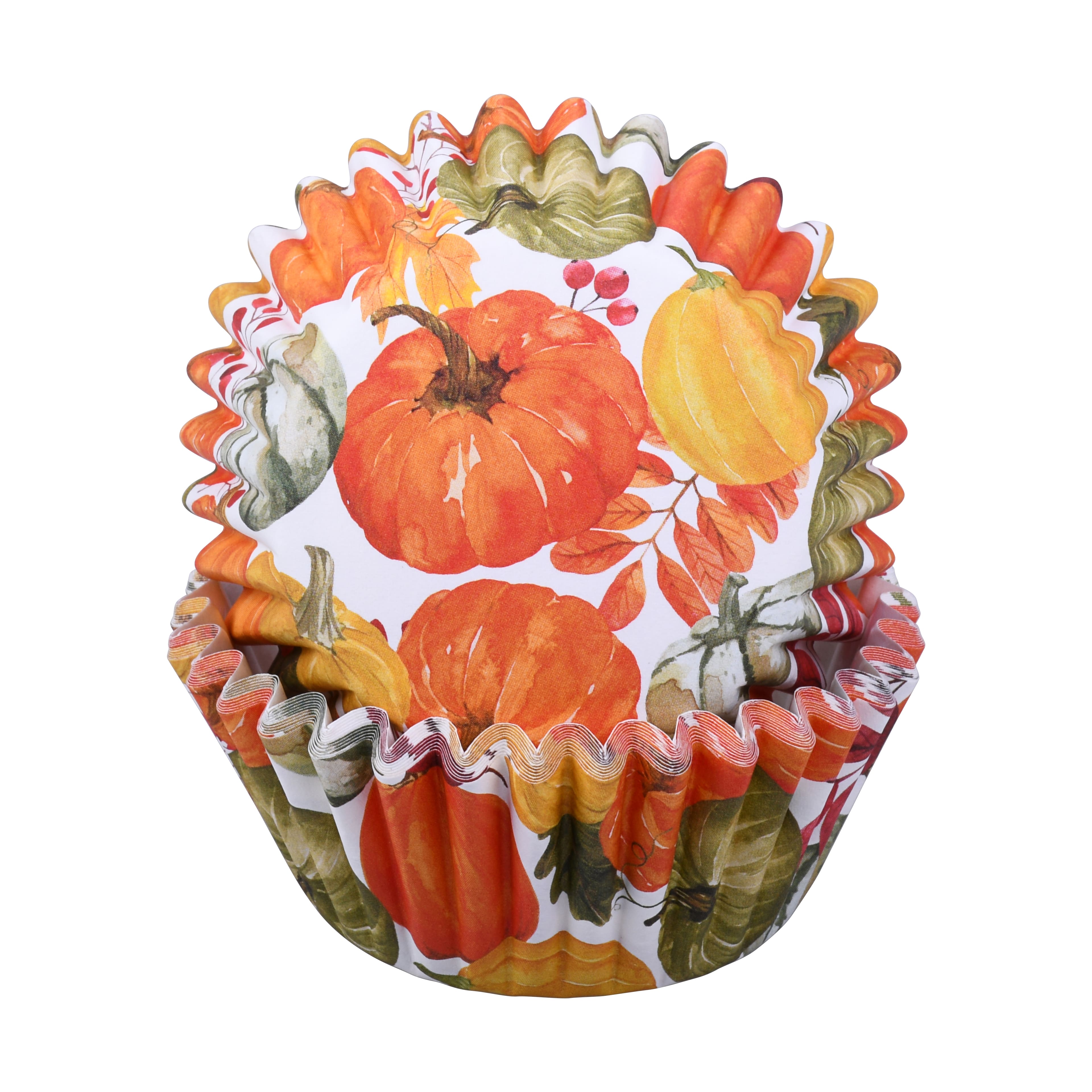 Standard Thanksgiving Pumpkin Baking Cups, 24ct. by Celebrate It&#xAE;