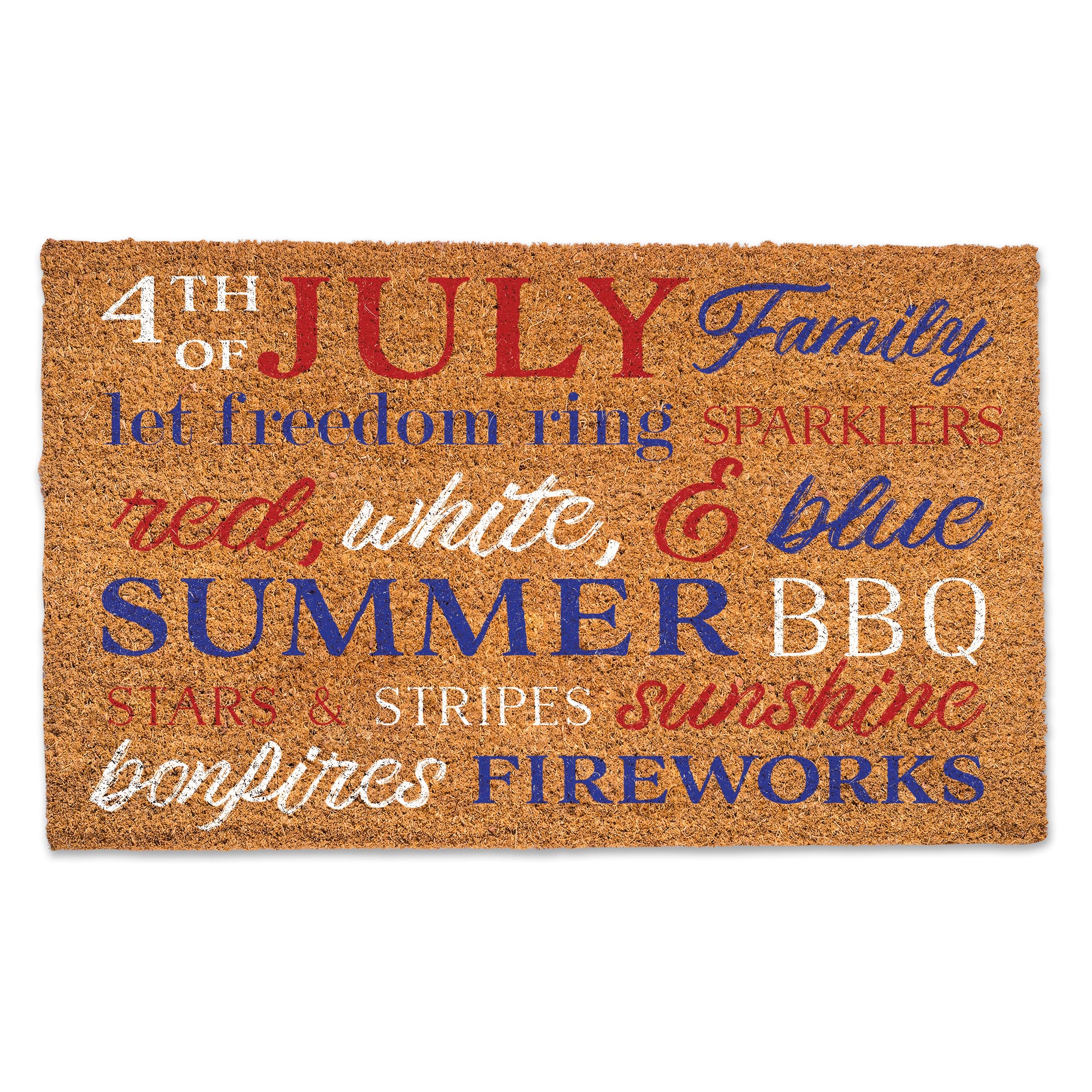 4th of July Sentiments Doormat