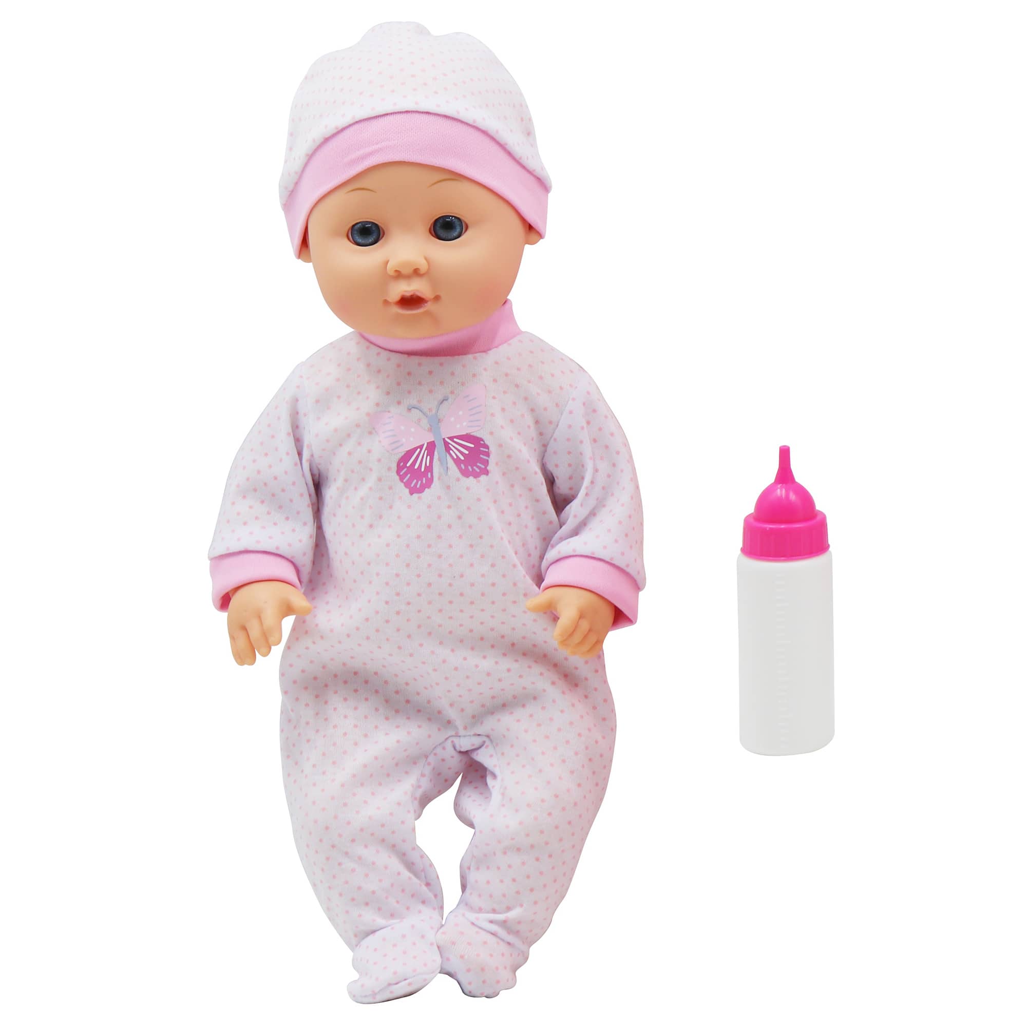 Dream Collection 16&#x22; Baby Doll with Toy Carrier