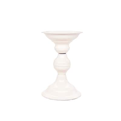 Cream Metal Pillar Candle Holder by Ashland® | Michaels