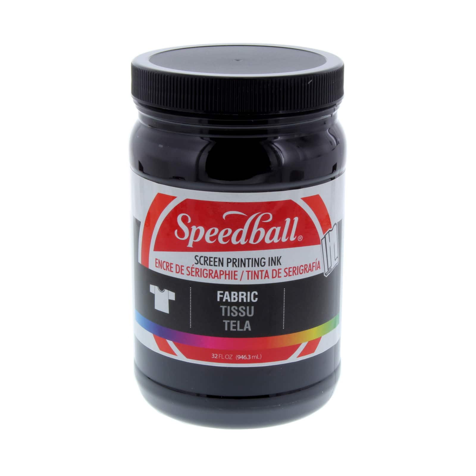 Speedball Fabric Screen Printing Ink 32 oz. - White - 20207292