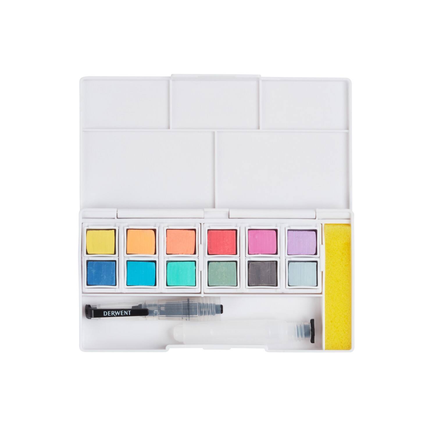 Derwent&#xAE; 12-Color Pastel Shades Paint Pan Set