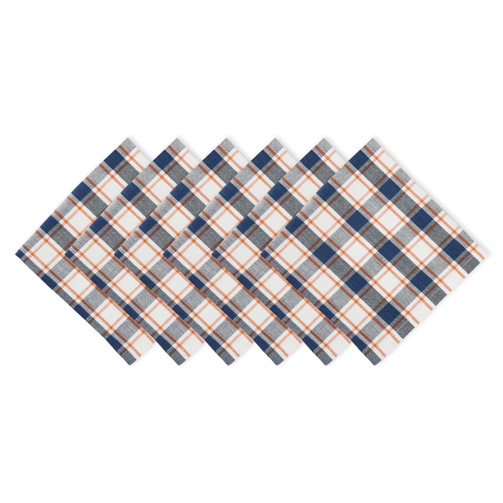 DII® Autumn Farmhouse Plaid Dinner Napkins, 6ct.