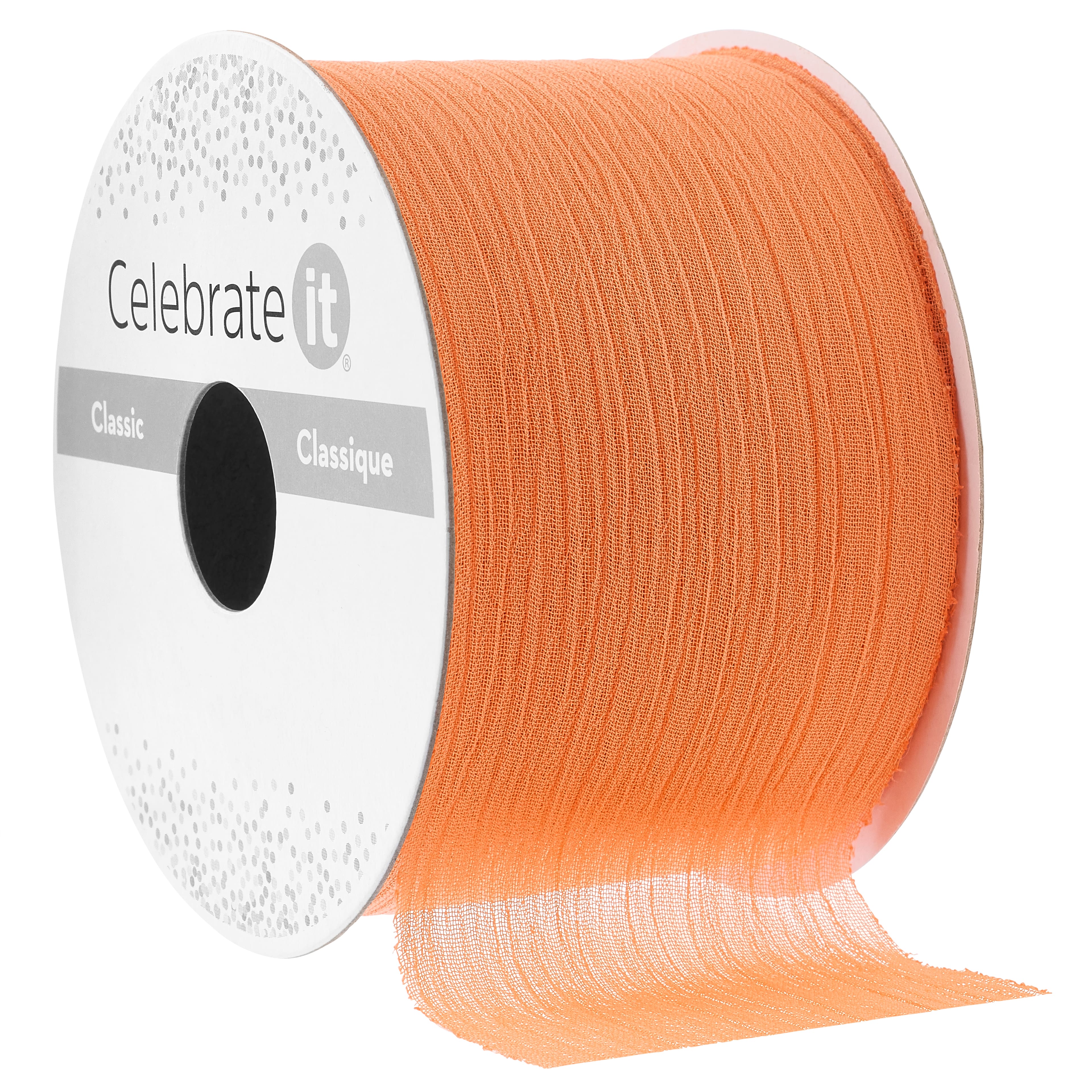 2&#x22; x 3yd. Crinkle Chiffon Ribbon by Celebrate It&#xAE; Classic