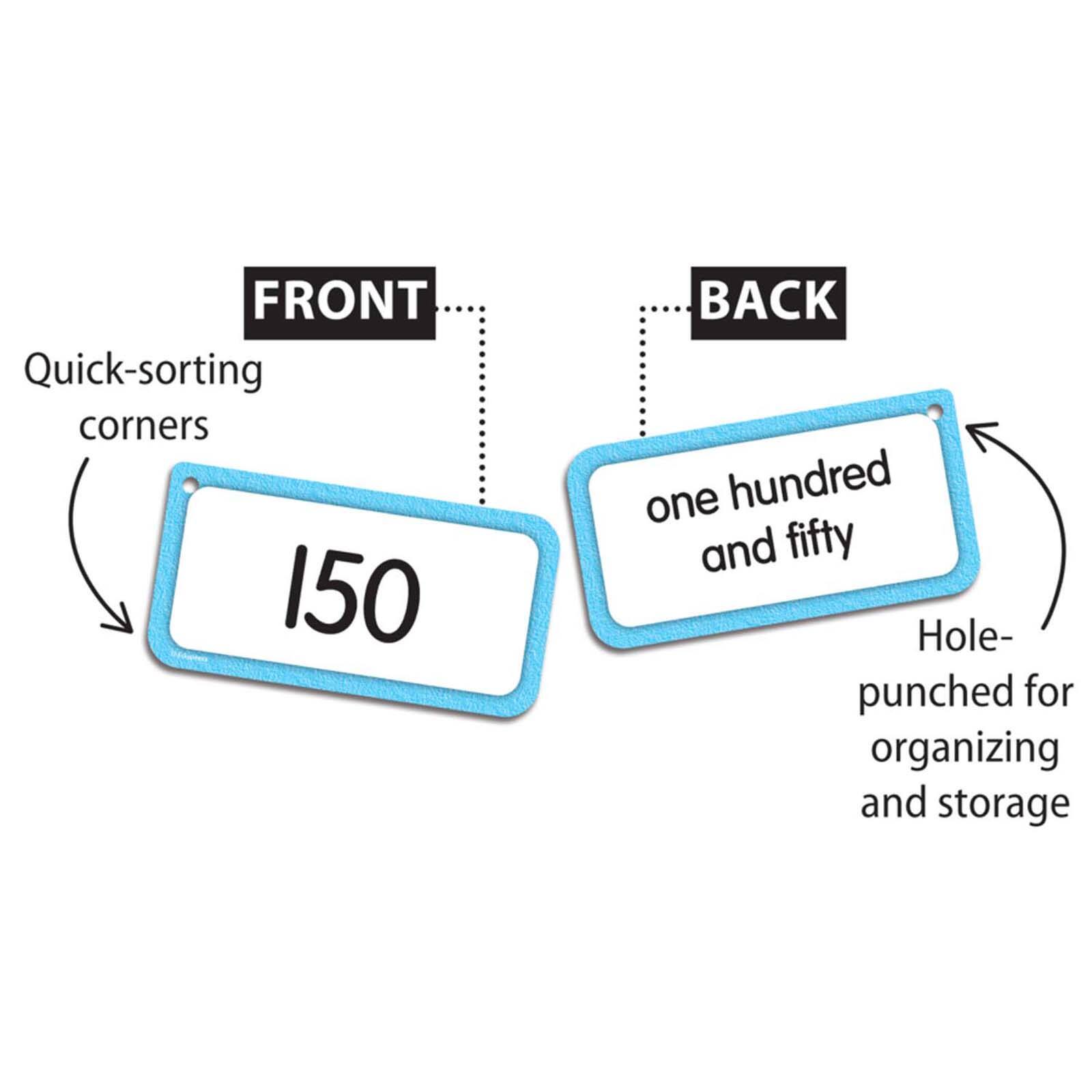 Edupress&#x2122; Numbers 0-150 Flash Cards