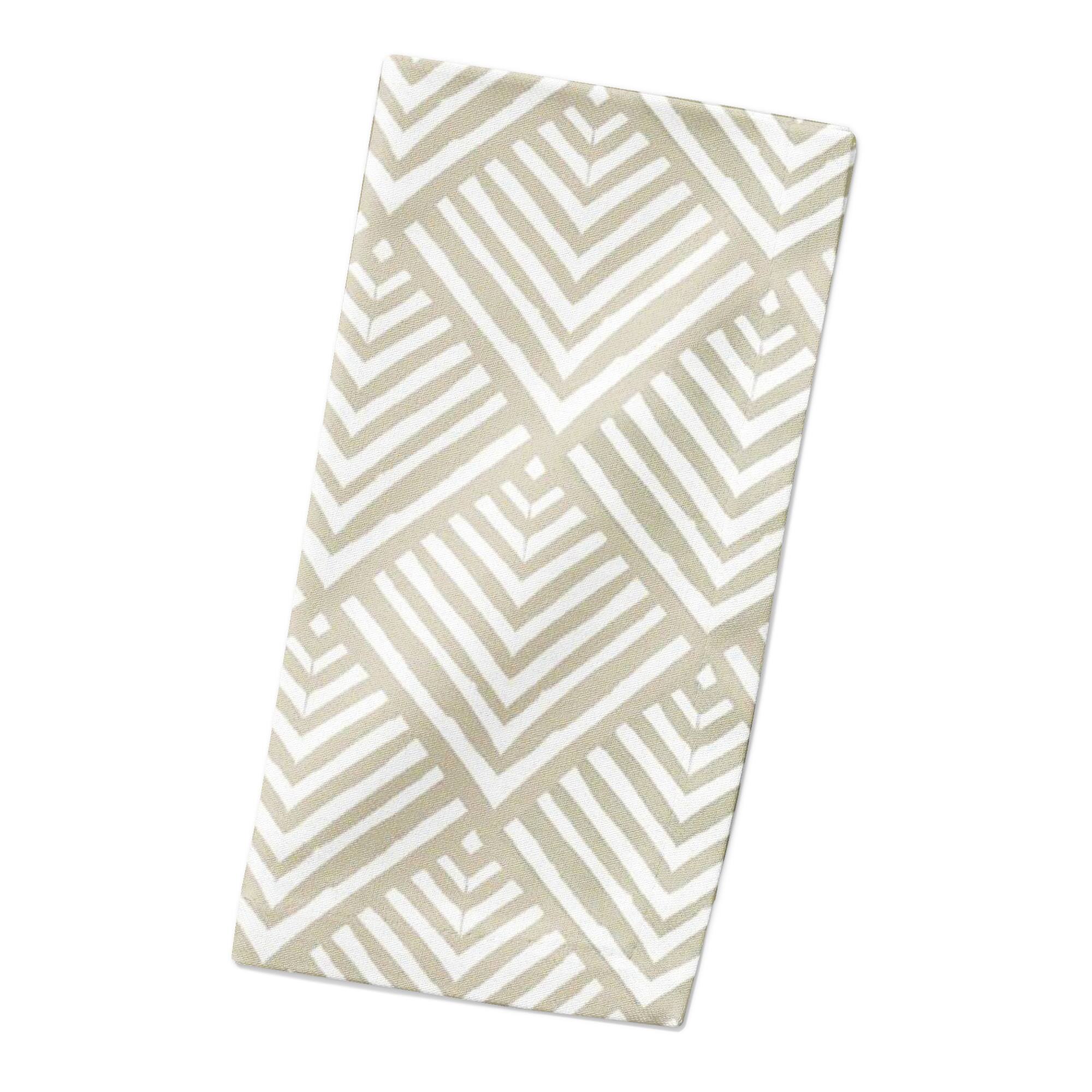 Watercolor Diamond Cotton Twill Napkin