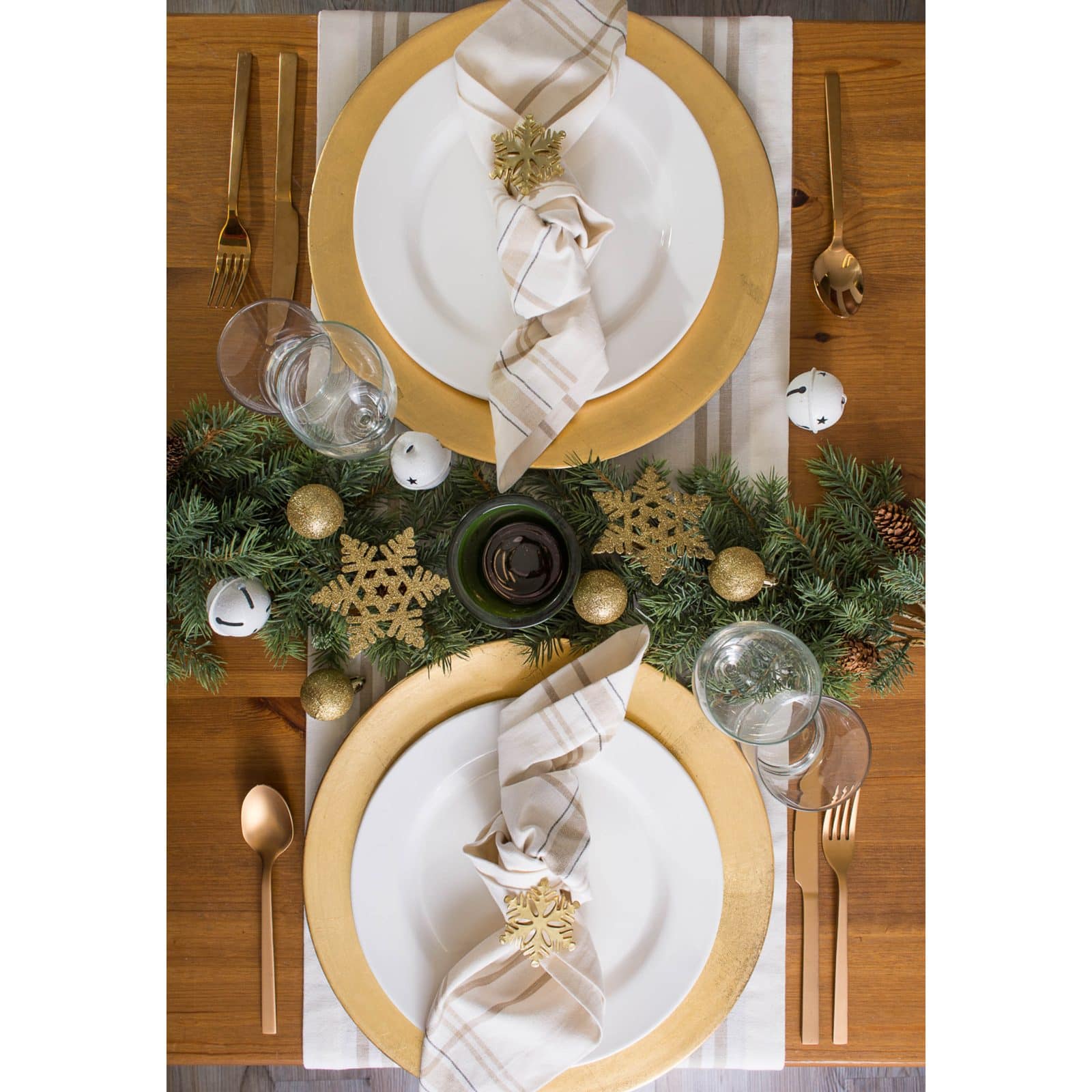 DII® French Stripe Cloth Dinner Napkins, 6ct.