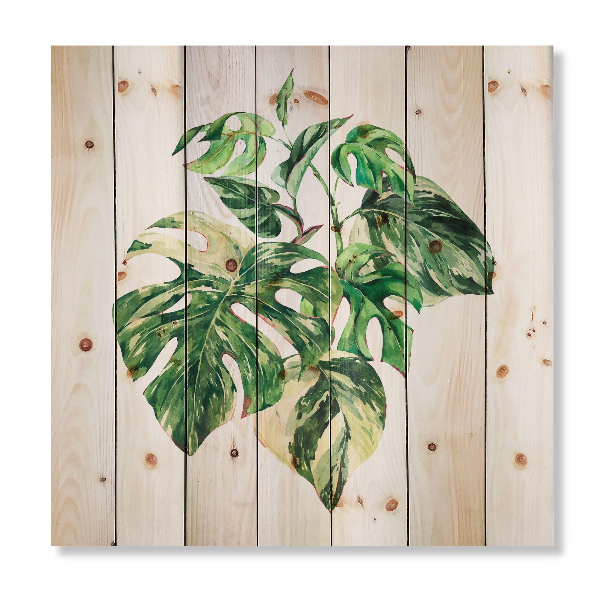 Designart - Tropical Green Leaves In Summer Times I